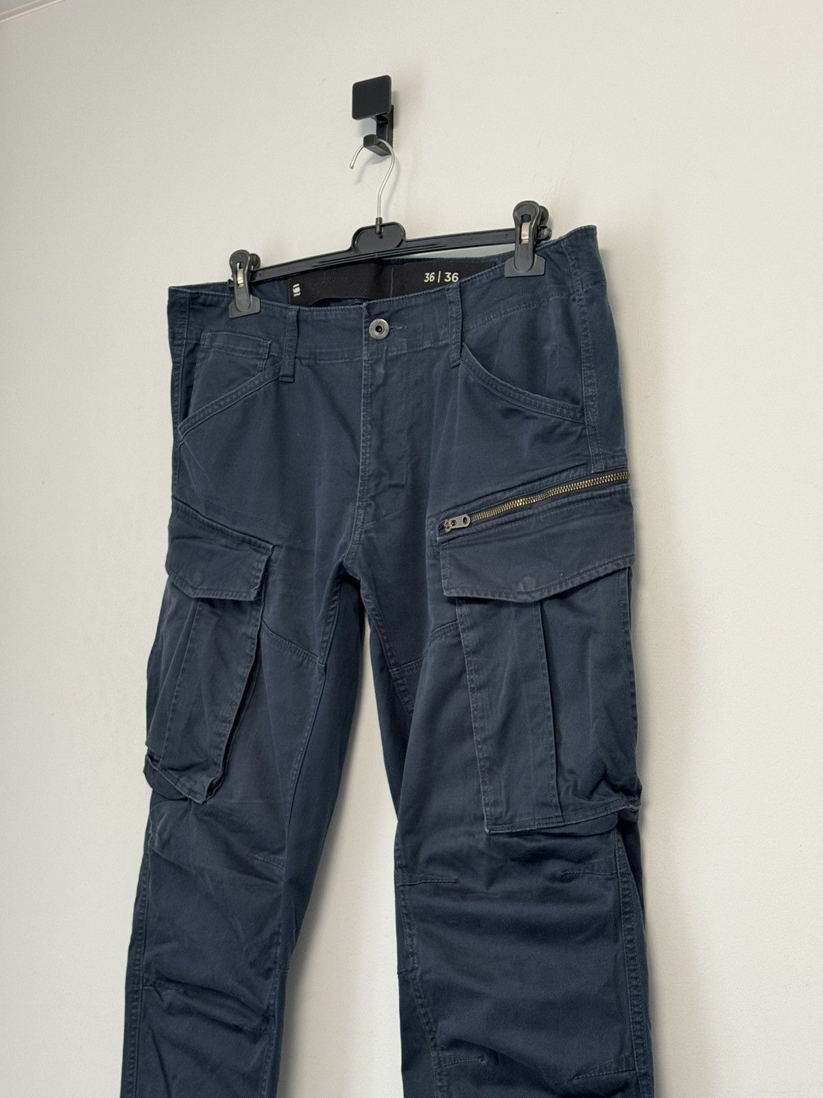 G-Star G-Star RAW Rovic 3D Straight Tapered Cargo Pants Distressed Size US 36 / EU 52 - 3 Thumbnail