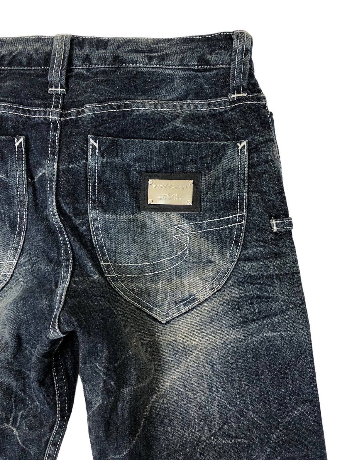 Hysteric Glamour Japanese Brand Semantic Design Stone Wash Denim Jeans Size US 30 / EU 46 - 10 Thumbnail