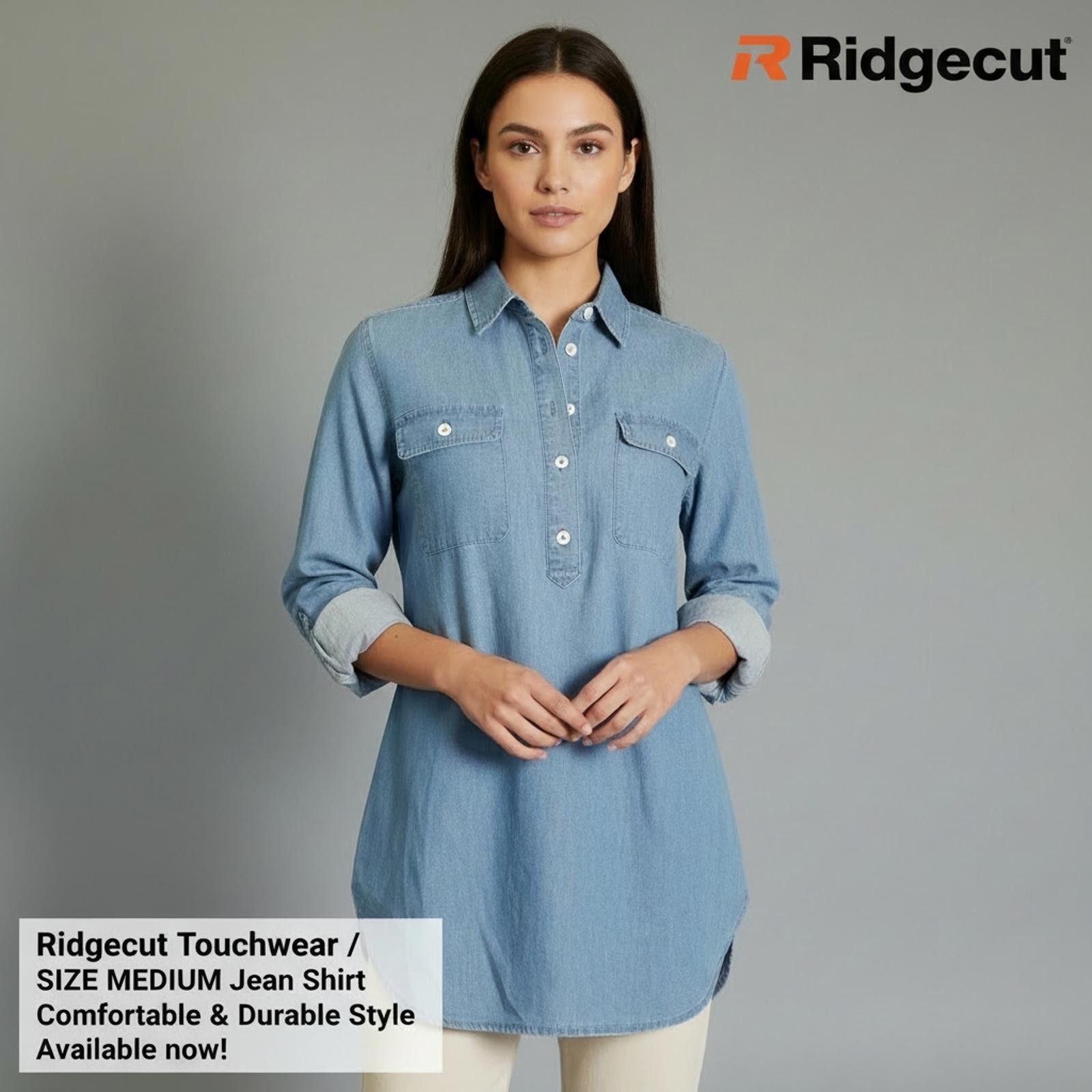 Other Ridgecut Touchwear Medium Jean Shirt Size M / US 6-8 / IT 42-44 - 1 Thumbnail