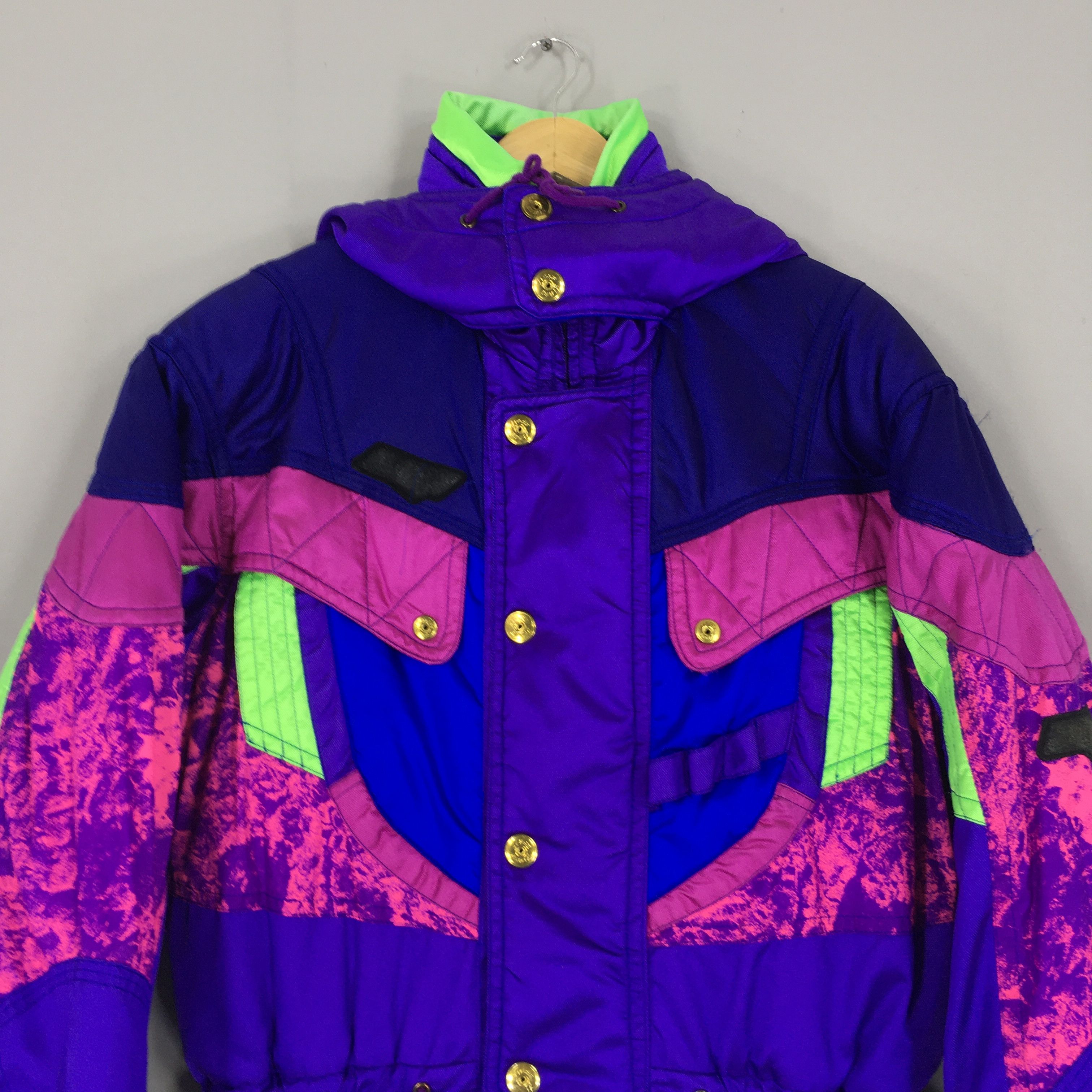 Japanese Brand × Vintage Vintage Esmix Japan Ski Wear Bomber Jacket Medium Size US M / EU 48-50 / 2 - 2 Thumbnail