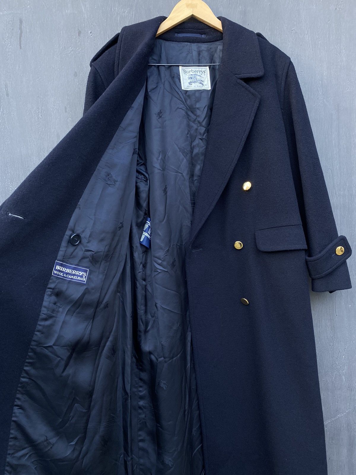 Burberry Burberrys Vintage Wool Double Breasted coat jacket size 12 Size M / US 6-8 / IT 42-44 - 4 Thumbnail
