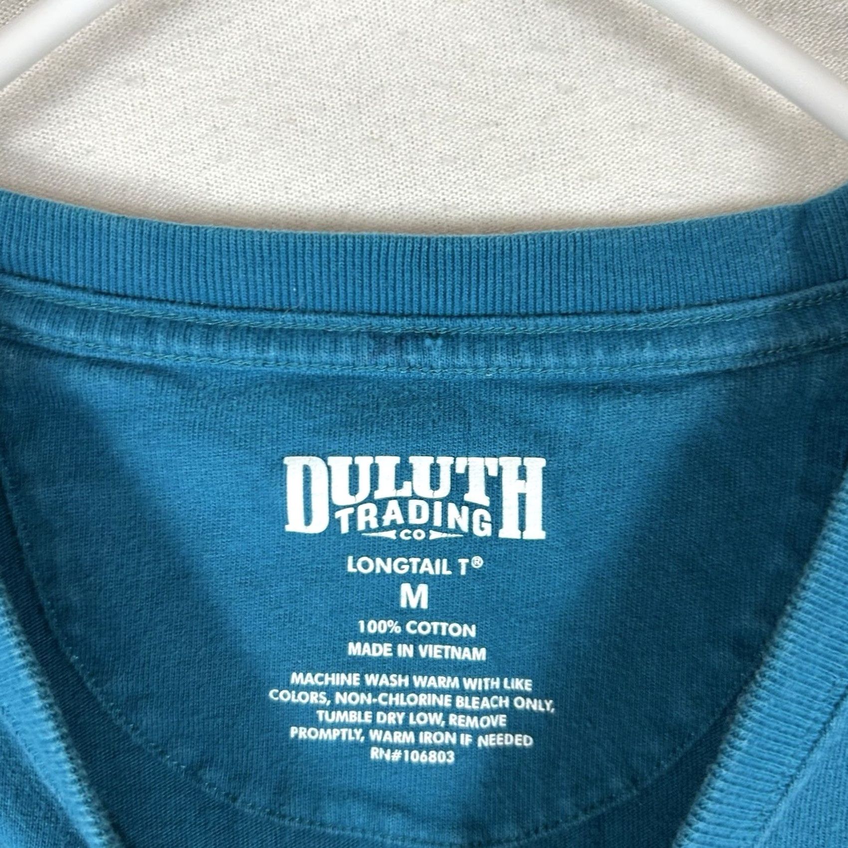 Altea Duluth Longtail T Shirt Mens M Short-Sleeve Teal Blue Workwear Top Size US M / EU 48-50 / 2 - 2 Thumbnail