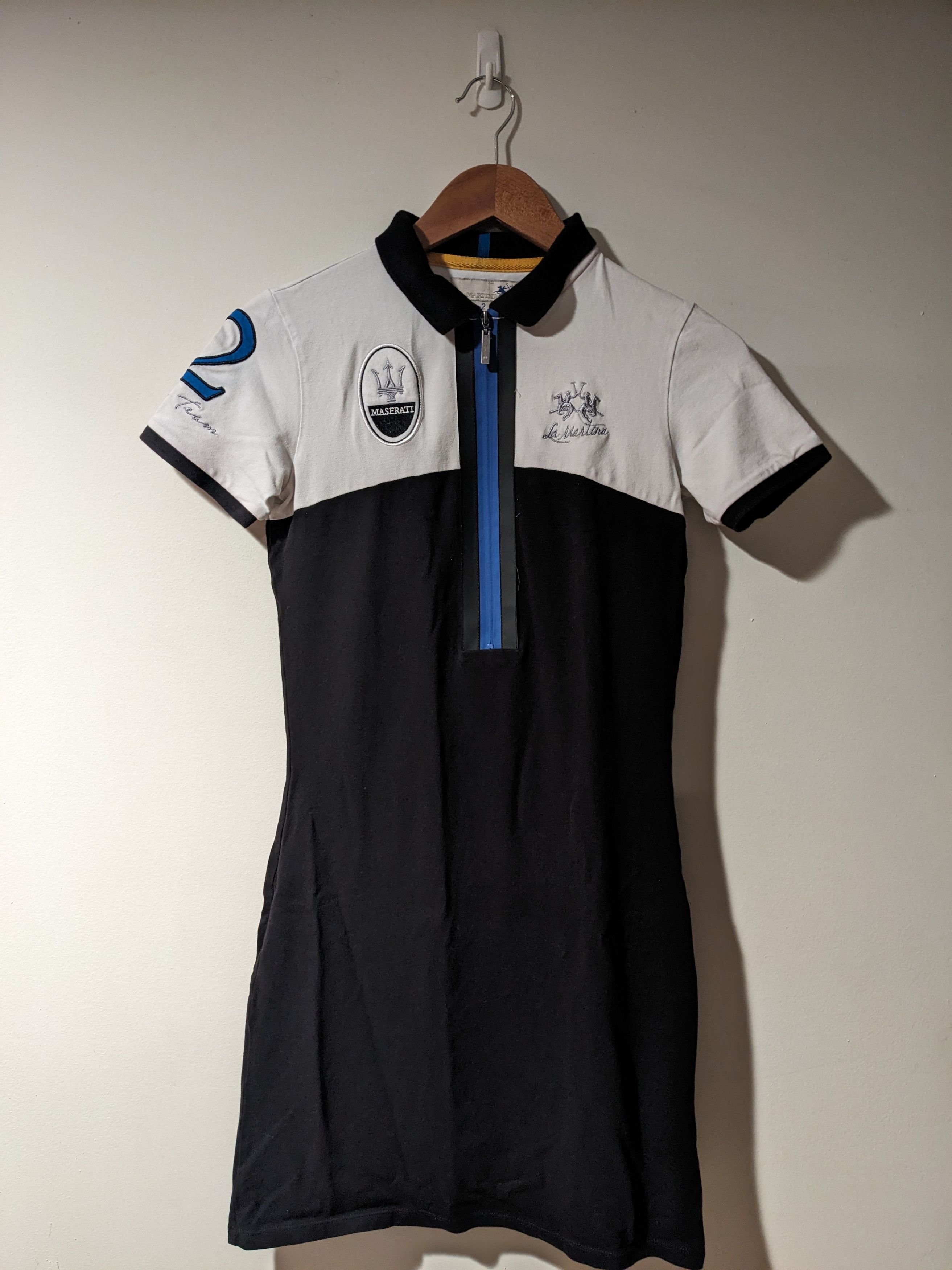 Designer × Maserati Maserati Womans Size 2 Quarter Zip Polo Shirt Size XS / US 0-2 / IT 36-38 - 1 Thumbnail