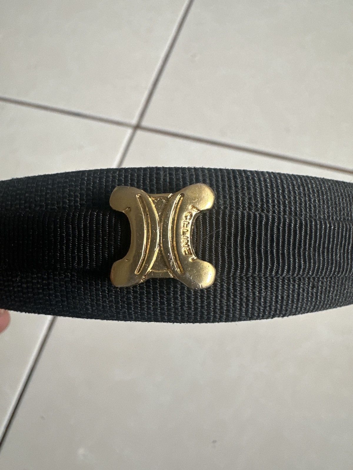 Celine vintage Celine black Trion Macadam Katyusha Size ONE SIZE - 7 Thumbnail
