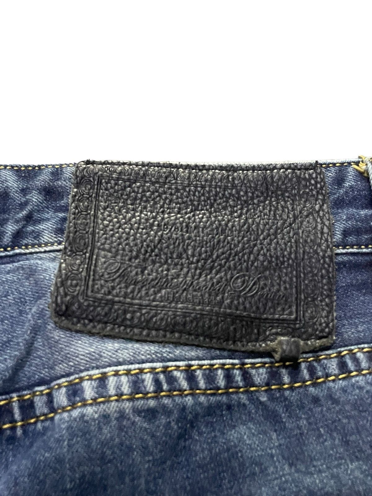 Hysteric Glamour × Philipp Plein Philip Plein Skull Embossed Crash Distressed Straight Jeans Size US 30 / EU 46 - 19 Thumbnail