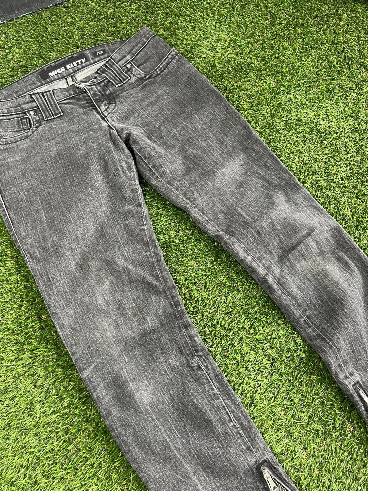 Miss Sixty Vintage Miss Sixty Jeans skinny Distressed 00s Low Rice Size 28" / US 6 / IT 42 - 3 Thumbnail