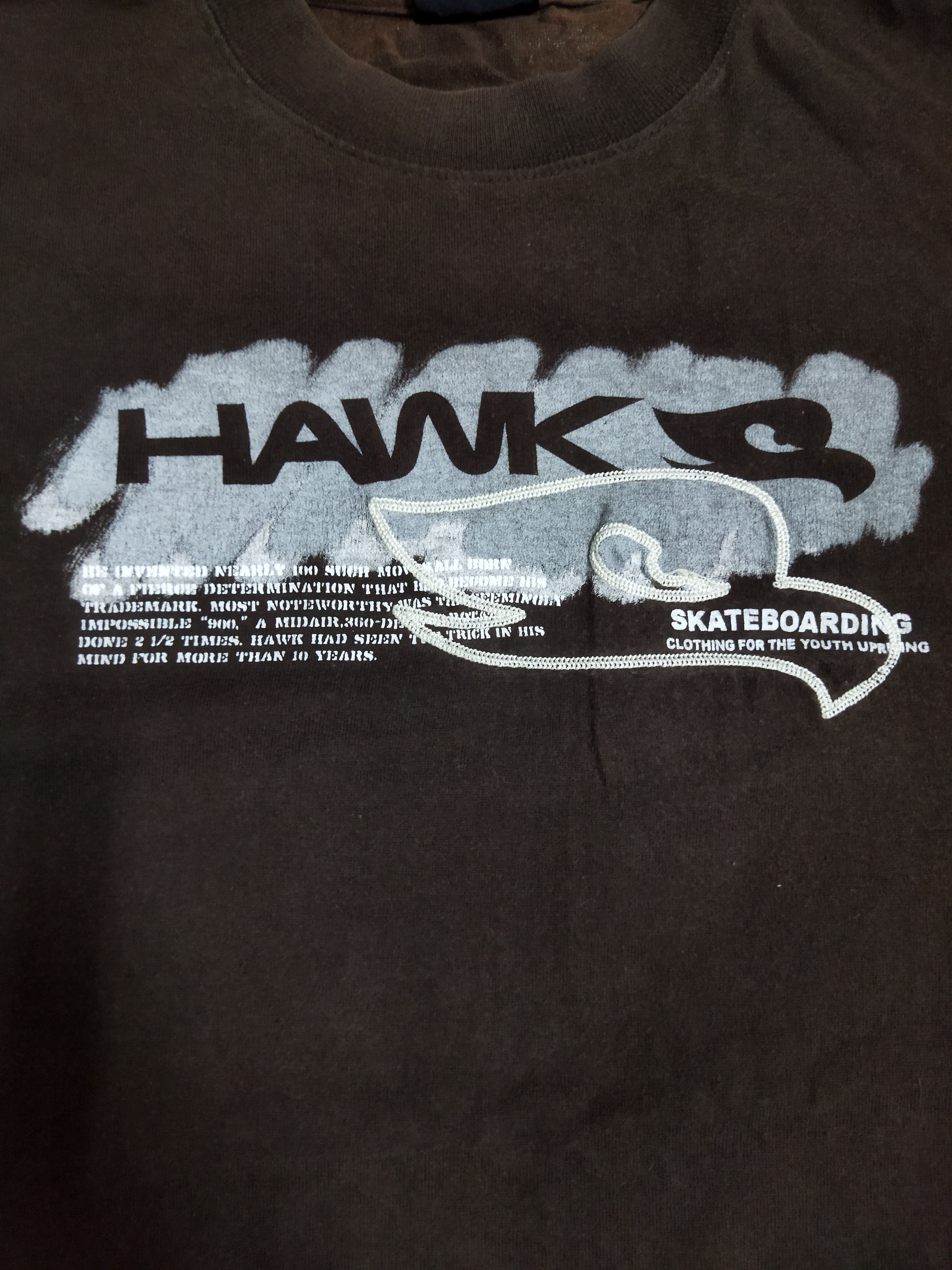 Hawk × Tony Hawk Hawk Skateboarding Tee Size US L / EU 52-54 / 3 - 3 Thumbnail