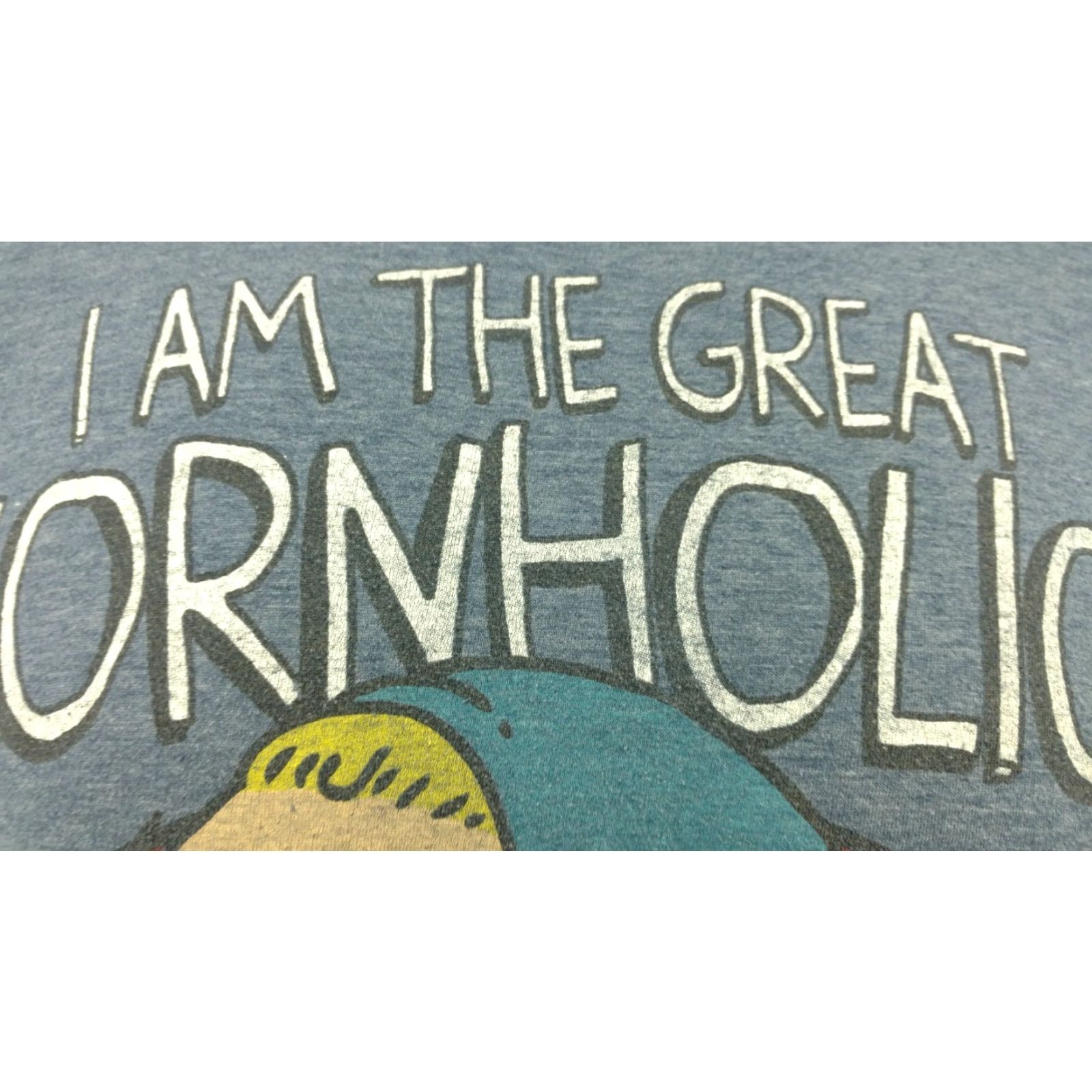 Greats MTV Beavis and Butt-Head I Am The Great CORNHOLIO T-Shirt Medium Blue Mens Shirt Regular Fit Size US M / EU 48-50 / 2 - 3 Thumbnail