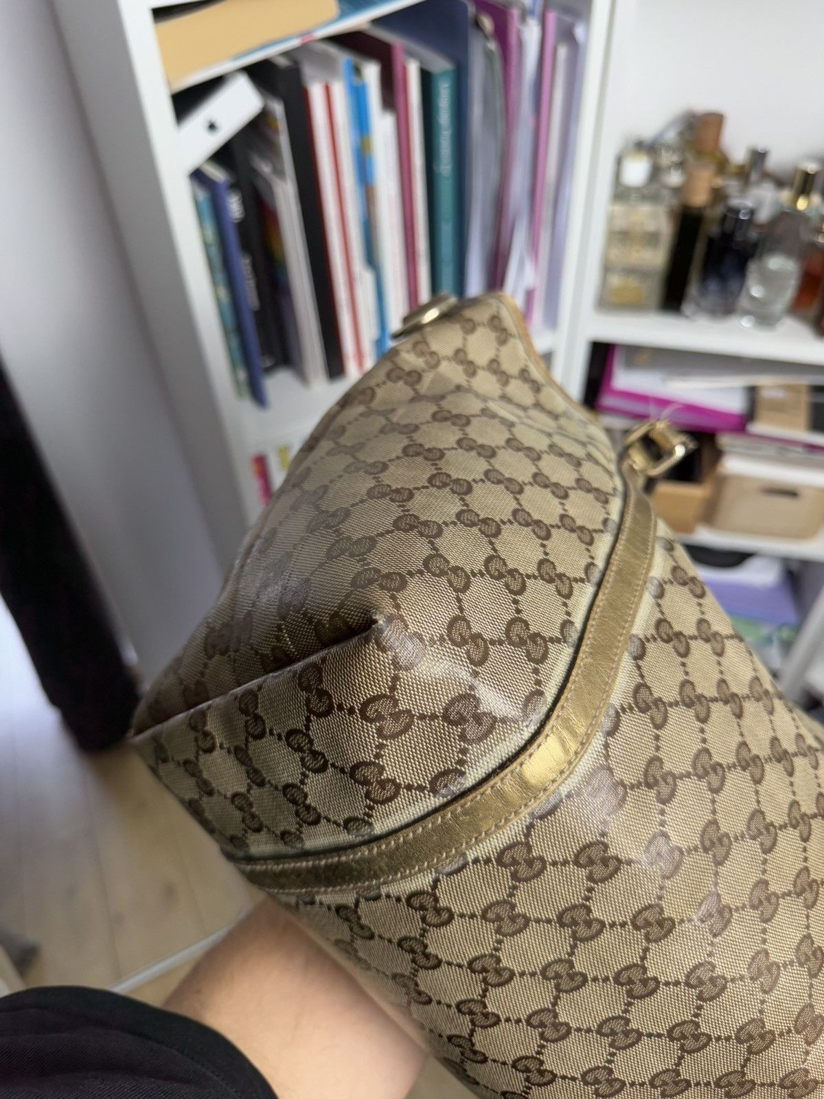 Designer × Gucci × Vintage Vintage y2k Gucci monogram tote / shopper bag luxury designer Size ONE SIZE - 18 Thumbnail