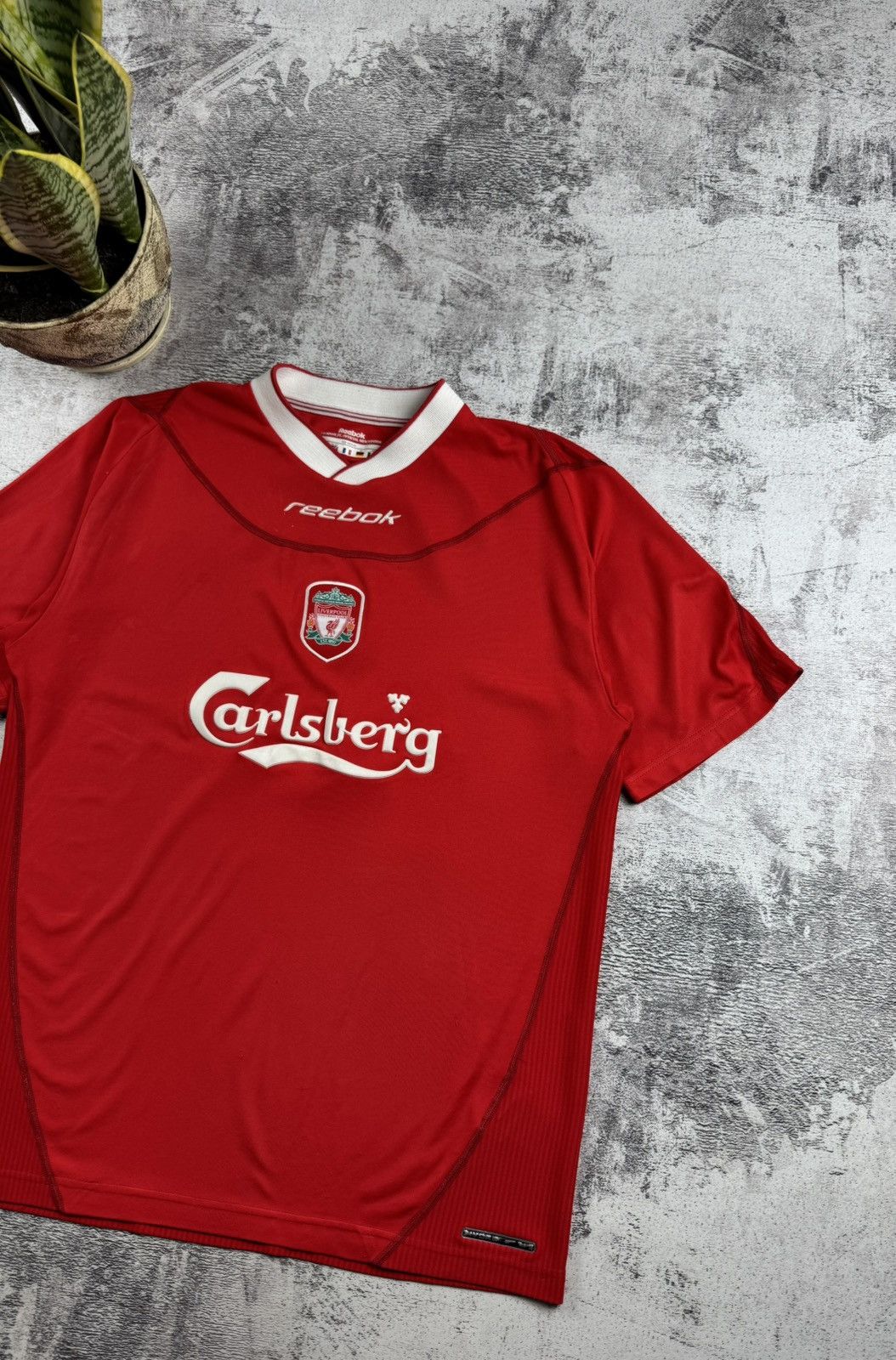 Reebok Vintage Liverpool 2002/2004 Home Football Shirt Jersey Kit Size US M / EU 48-50 / 2 - 3 Thumbnail
