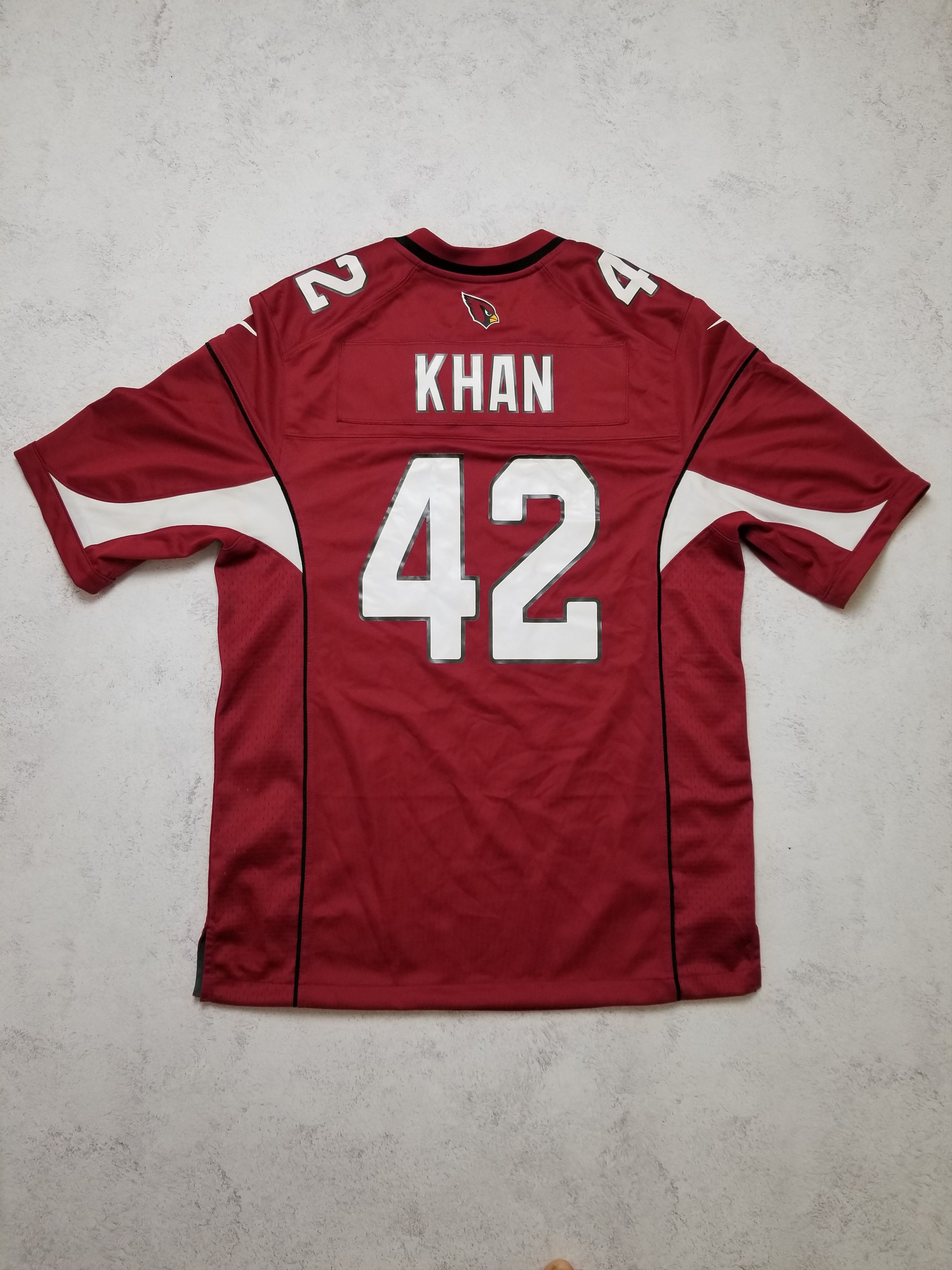 Nike Khan #42 Arizona Cardinals NFL Nike Football Jersey Size US M / EU 48-50 / 2 - 3 Thumbnail