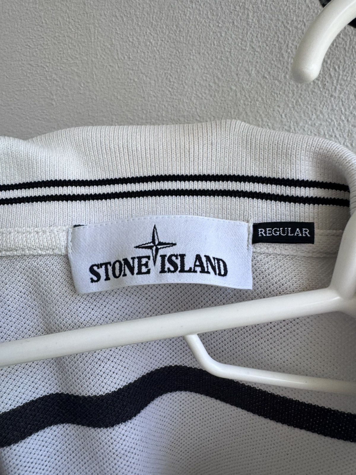 Stone Island Stone Island Patch Program Striped Polo T Shirt Tee Size 3XL Size US XXL / EU 58 / 5 - 11 Thumbnail