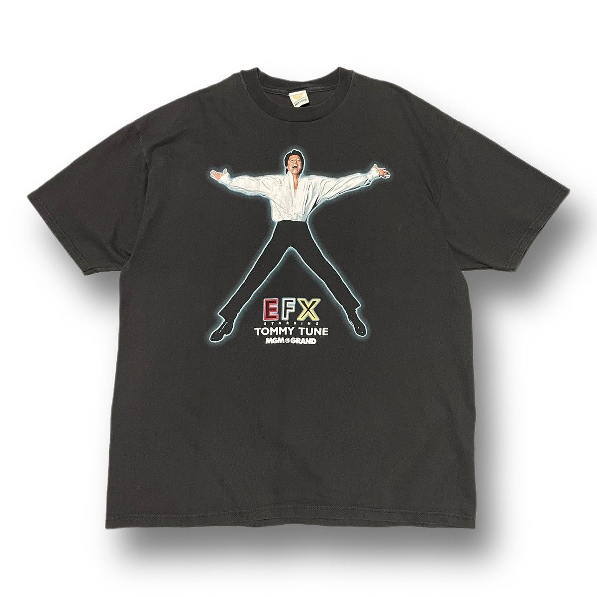 Vintage Vintage 90's Y2K EFX Tommy Tune MGM Grand Tee Size US XXL / EU 58 / 5 - 1 Thumbnail