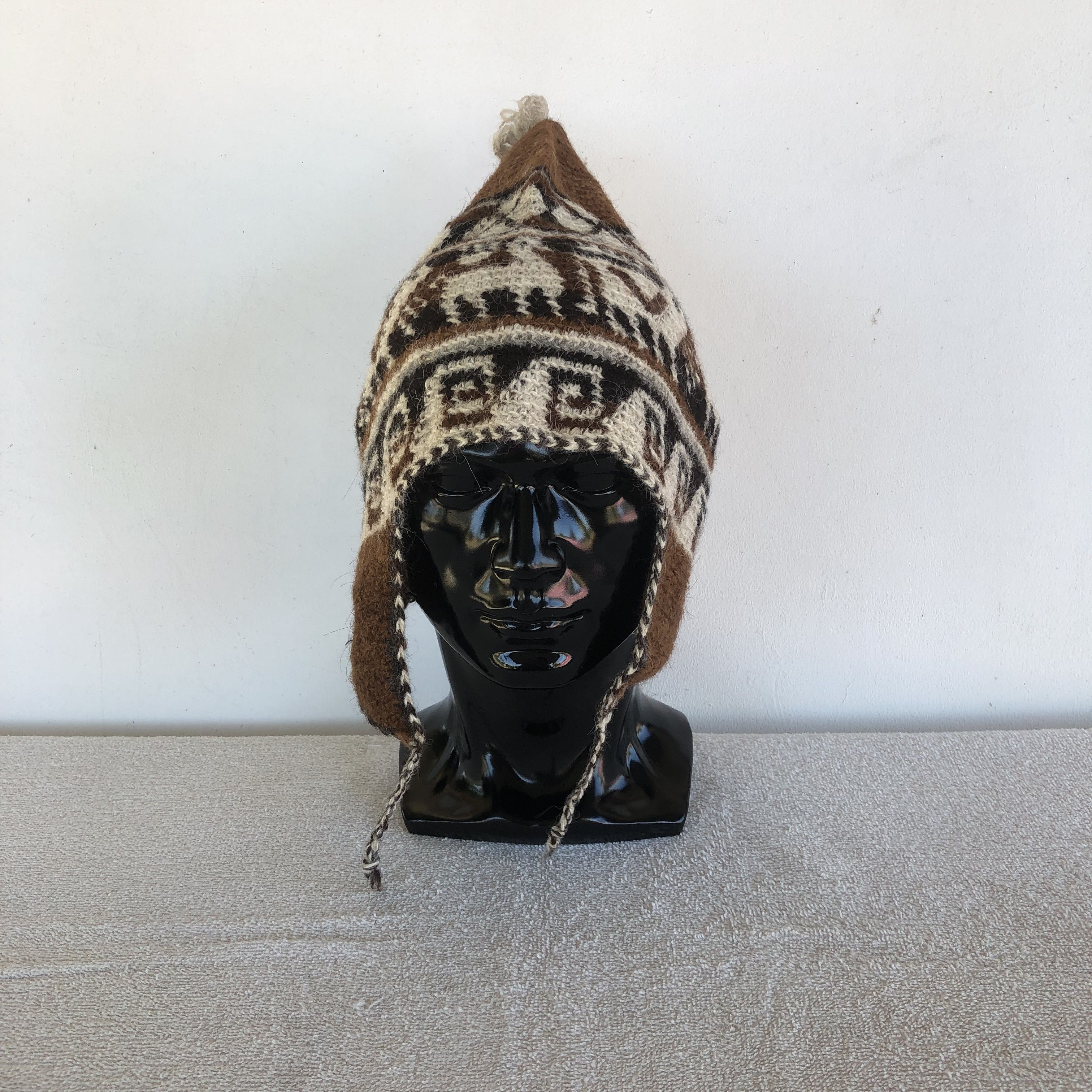 Japanese Brand Vintage Alpaca Earflap Beanie Snow Caps Hats Size ONE SIZE - 2 Thumbnail