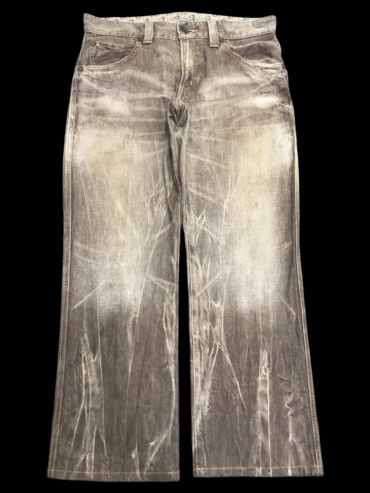 Edwin 💥WIDE BAGGY💥ARCHIVAL EDWIN 503 WIDE SICK FADES DENIM F273 Size US 36 / EU 52 - 1 Thumbnail
