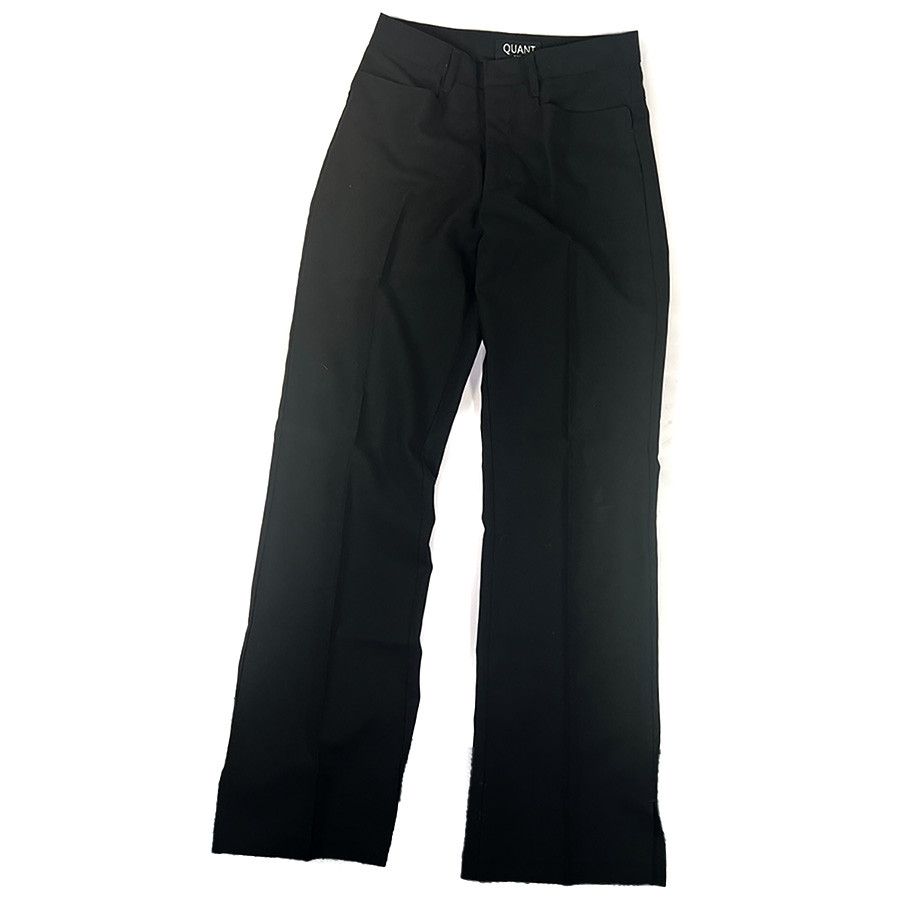 Other Black Vintage Split Hem Trousers Size US 28 / EU 44 - 2 Thumbnail