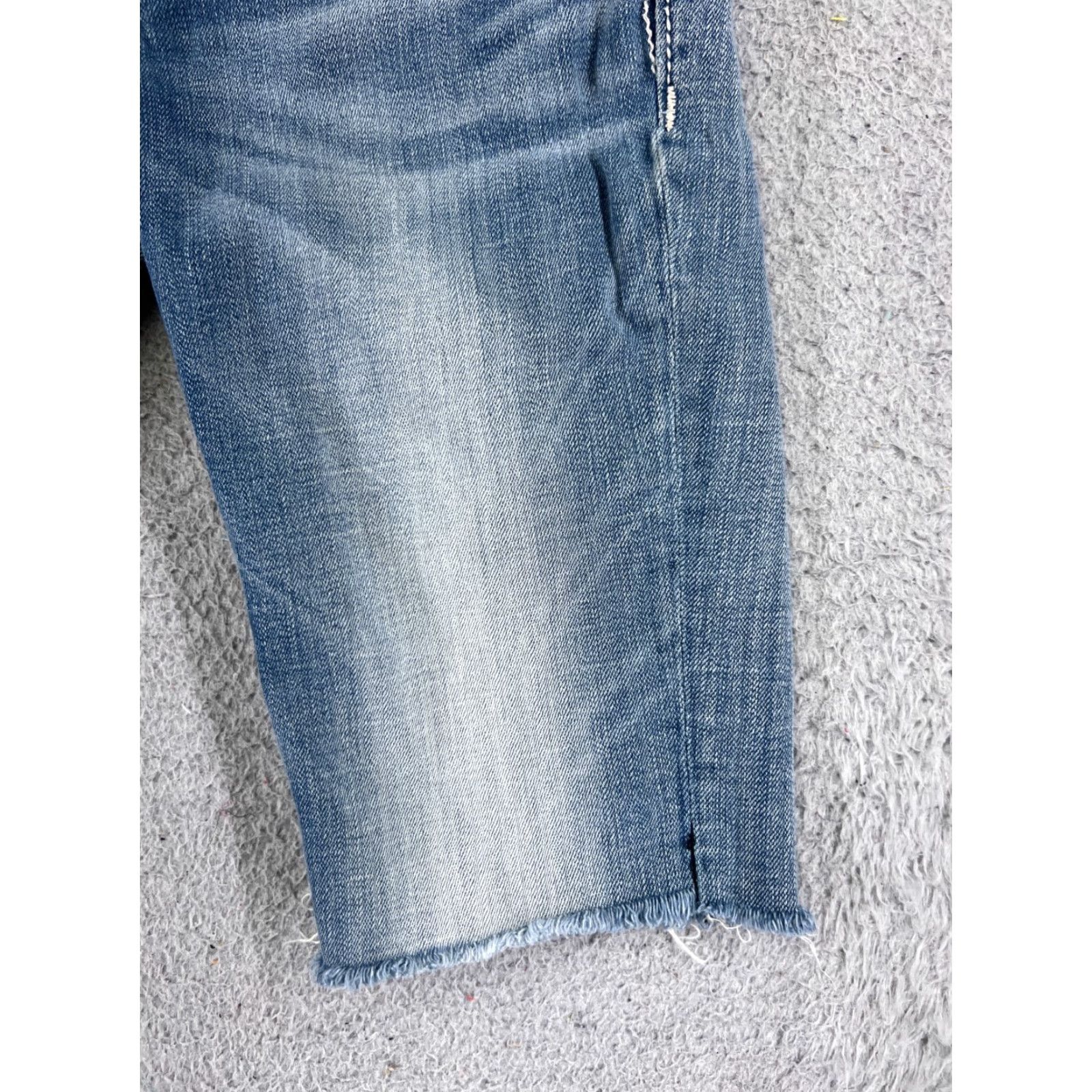 Miss Me Miss Me Shorts Womens Denim Blue 27 Distressed Cut-Off Embroidered Bling 26x12 Size 27" / US 4 / IT 40 - 2 Thumbnail