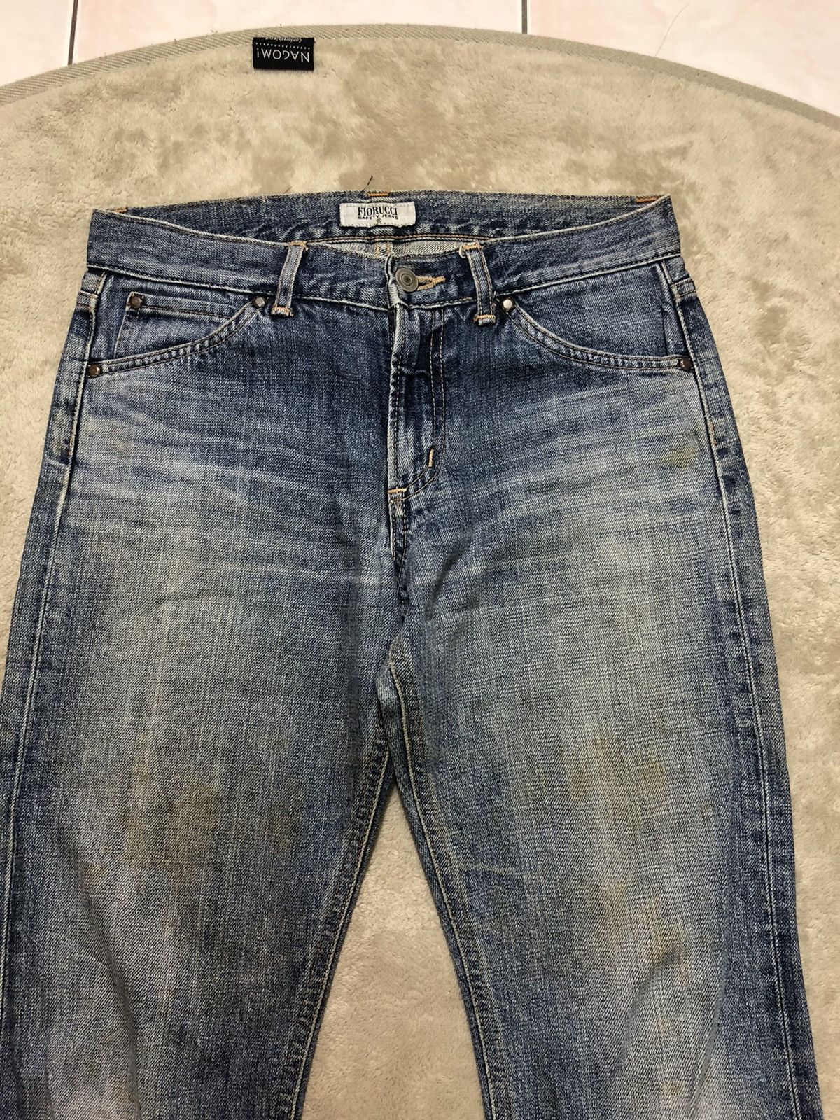 Fiorucci × Vintage Vintage Fiorucci Distressed Denim Straight Cut Made In Japan Size US 28 / EU 44 - 2 Thumbnail