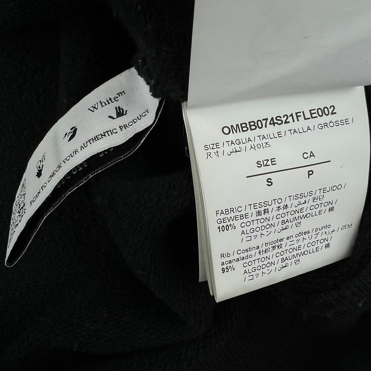 Off-White Off-White Caravaggio Boy Black Hoodie Size US S / EU 44-46 / 1 - 7 Thumbnail