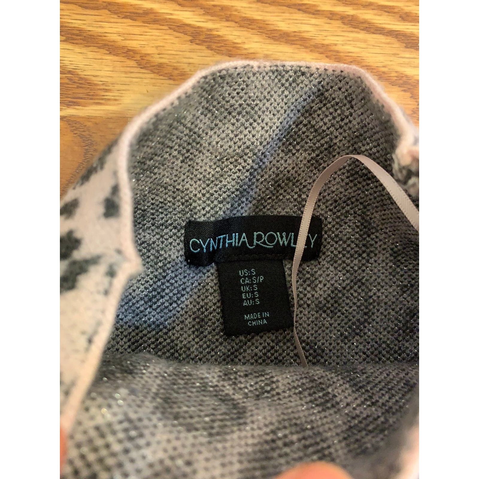 Cynthia Rowley Pink Leopard print turtleneck sweaters women's size S Size S / US 4 / IT 40 - 4 Thumbnail