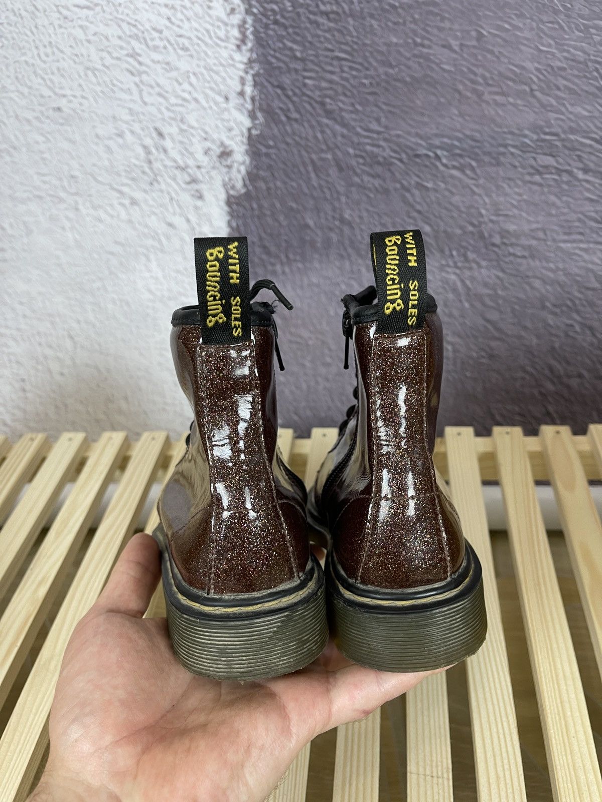 Dr. Martens Dr.Martens 1460 Glitter J AW501 boots vintage Size US 4 / IT 34 - 10 Thumbnail