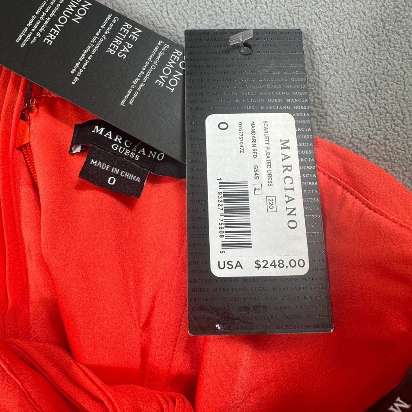 Georges Marciano Marciano Scarlett Pleated Strapless Maxi Dress 0 Mandarin Size XS / US 0-2 / IT 36-38 - 9 Thumbnail