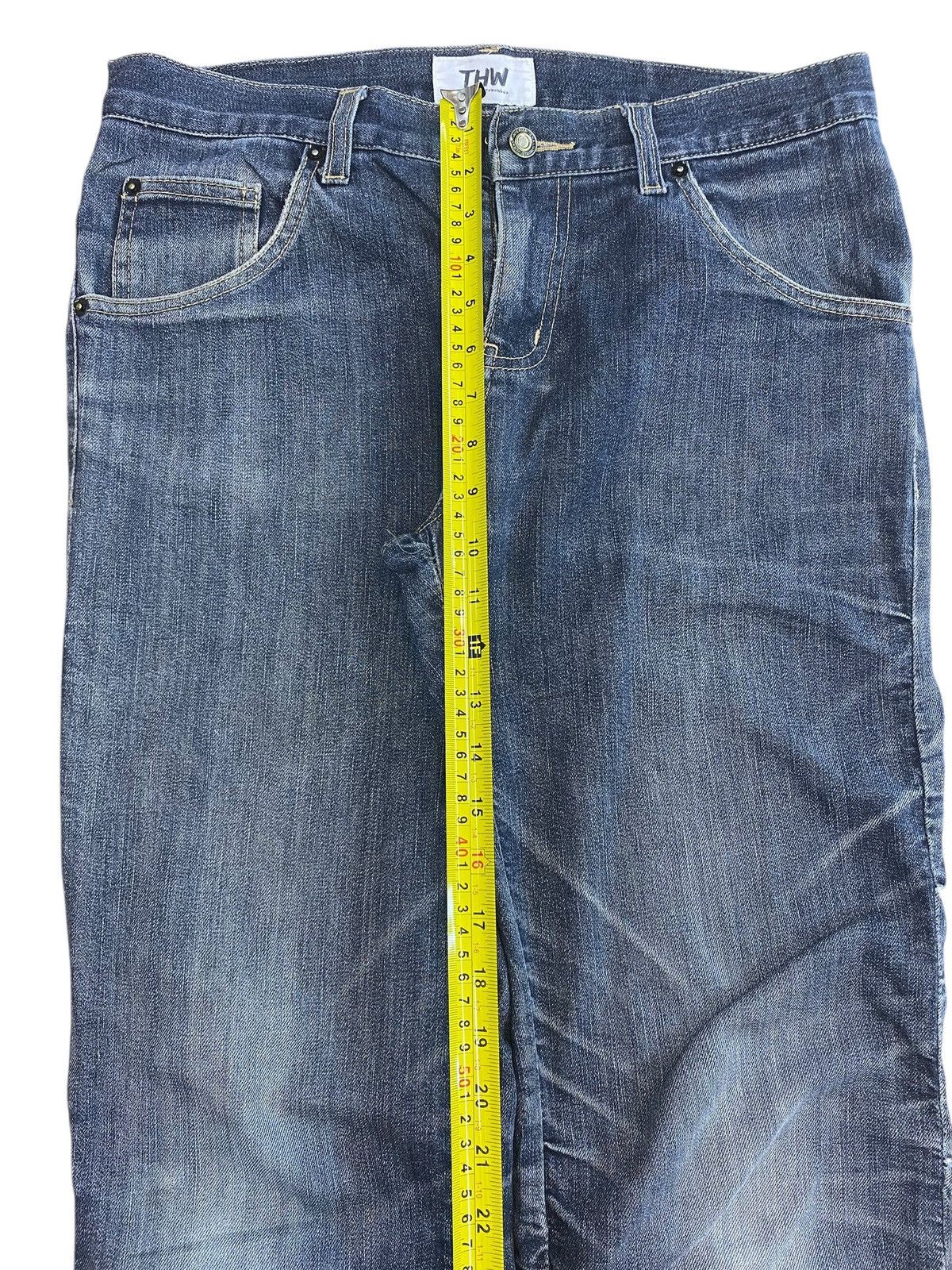 Japanese Brand Japanese Brand Whiskers Fades Style Stacked Look Jeans Size US 33 - 6 Thumbnail