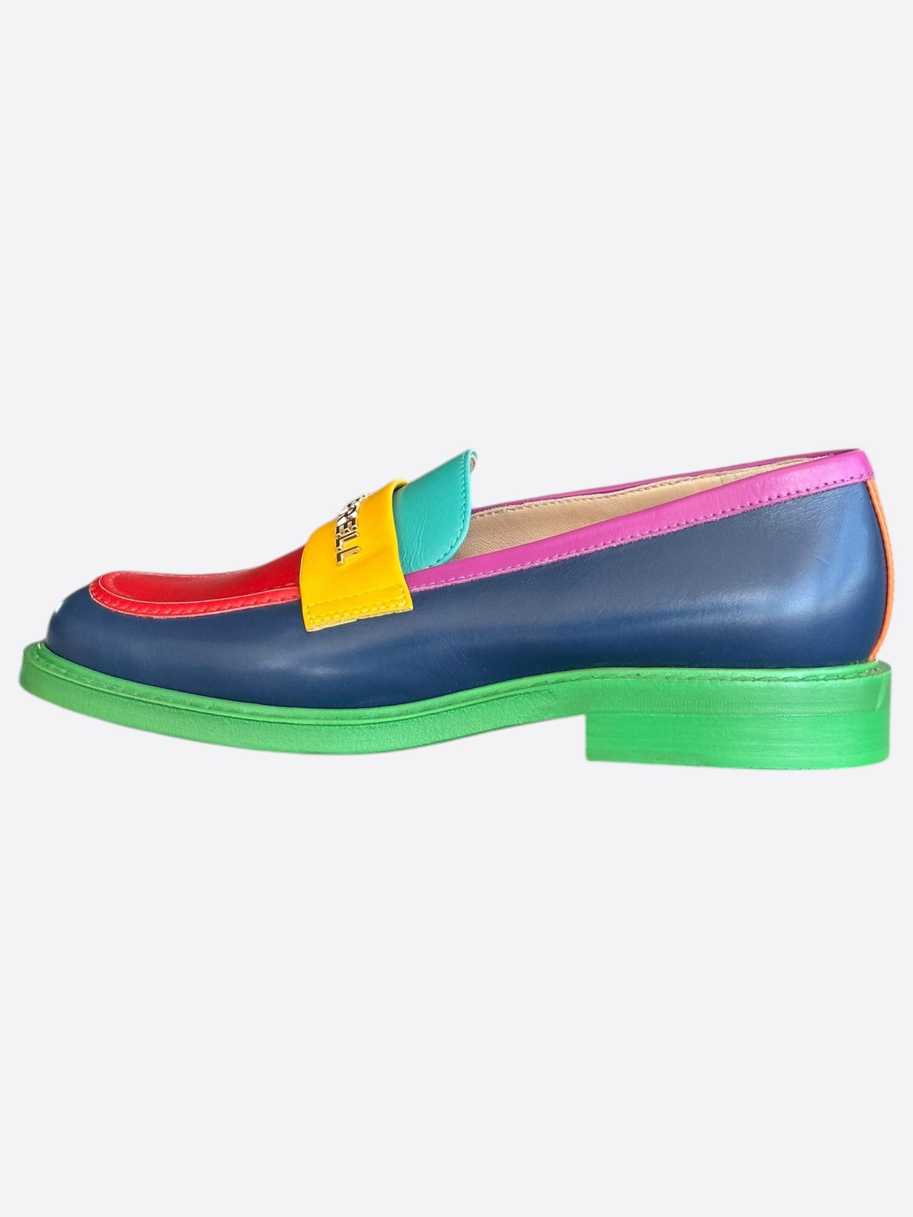 Chanel Chanel Pharrell Multicolor Penny Loafers Size US 7 / EU 40 - 6 Thumbnail