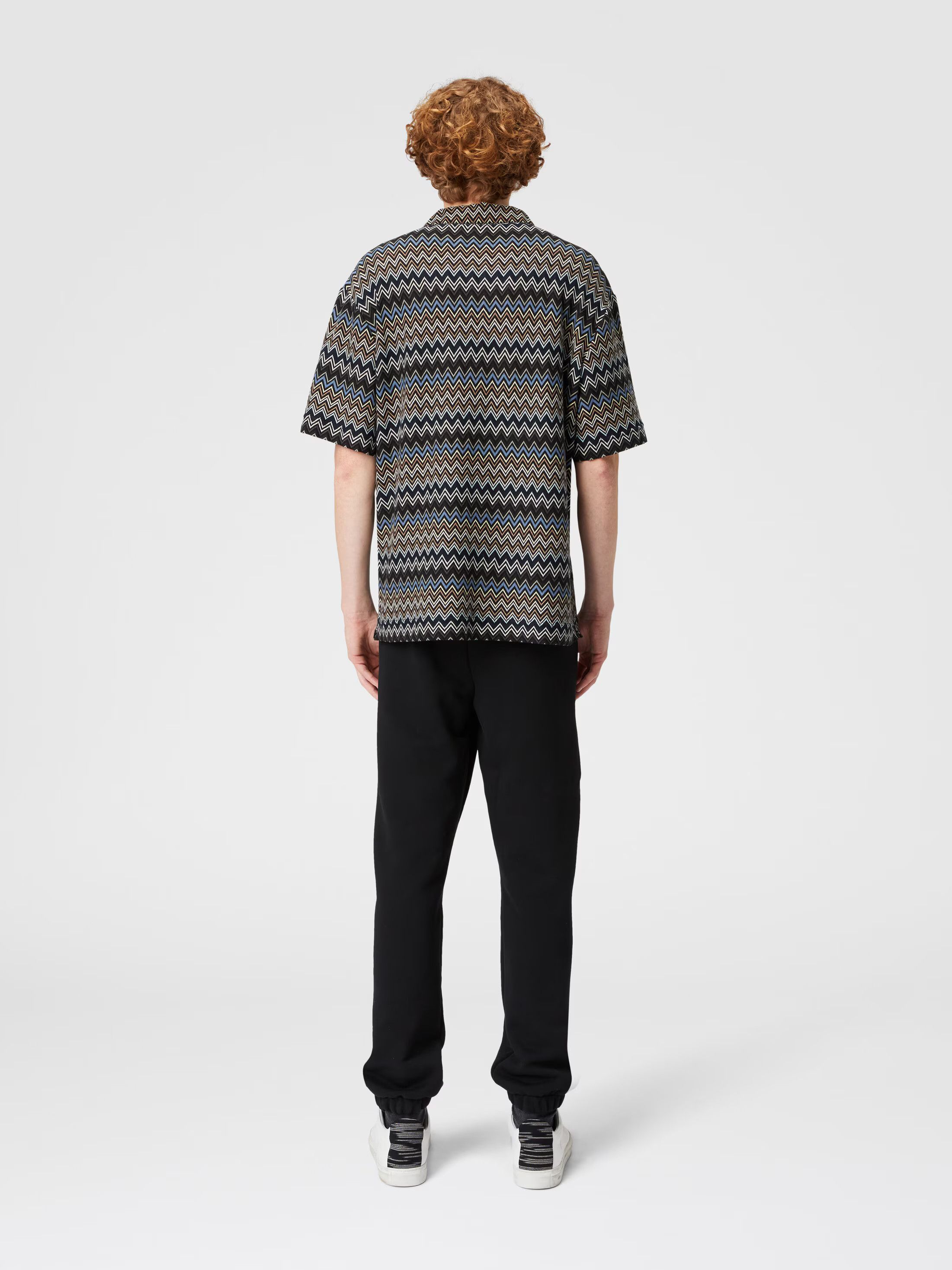 Missoni o1mle0925 Zig Zag Bowling Shirt in Multicolor Size US M / EU 48-50 / 2 - 3 Thumbnail