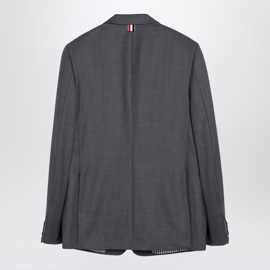 Thom Browne o1d2blof0724 Single-breasted Wool Jacket in Grey Size US M / EU 48-50 / 2 - 2 Thumbnail