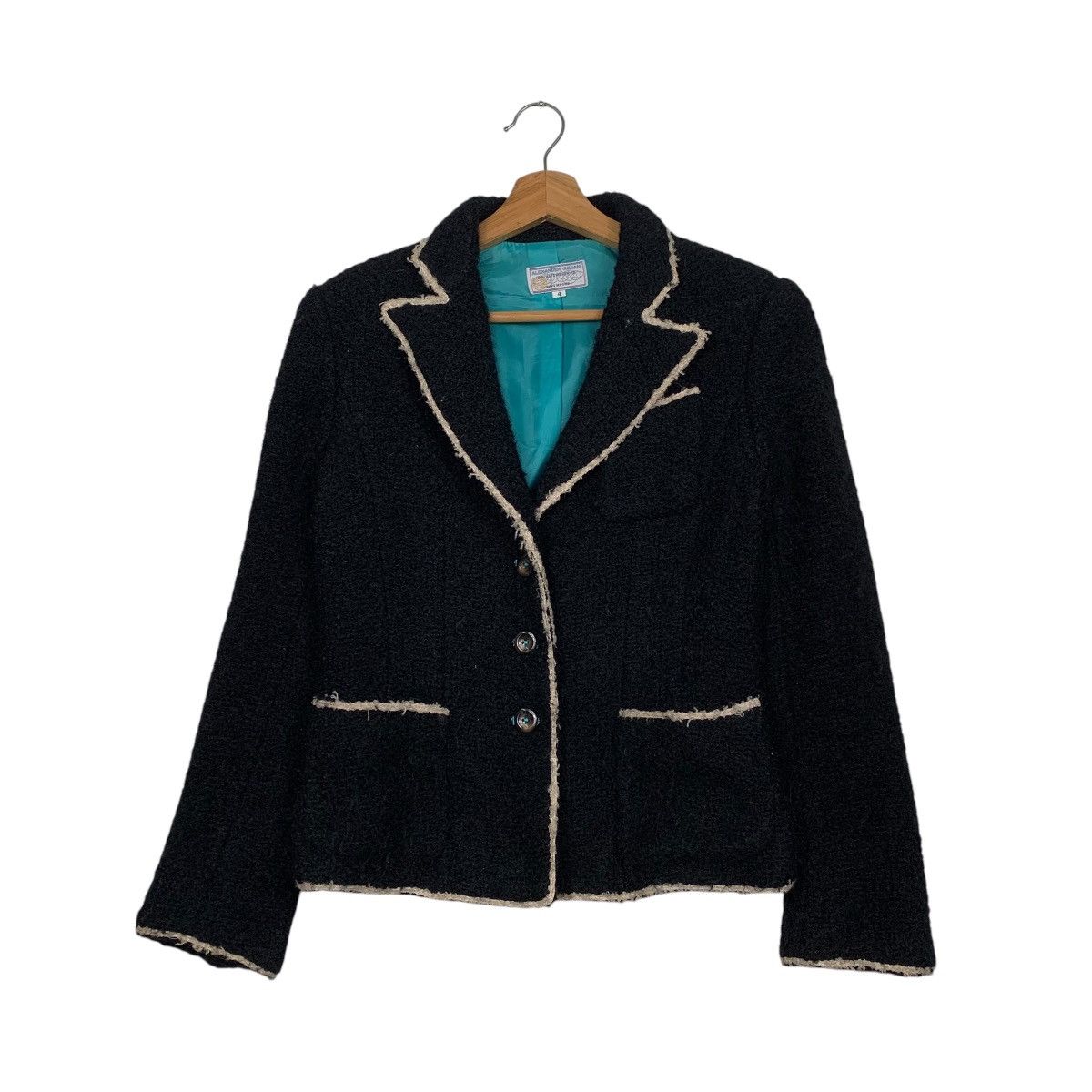 Alexander Julian Alexander Julian Wool Women Jacket Size S / US 4 / IT 40 - 1 Thumbnail