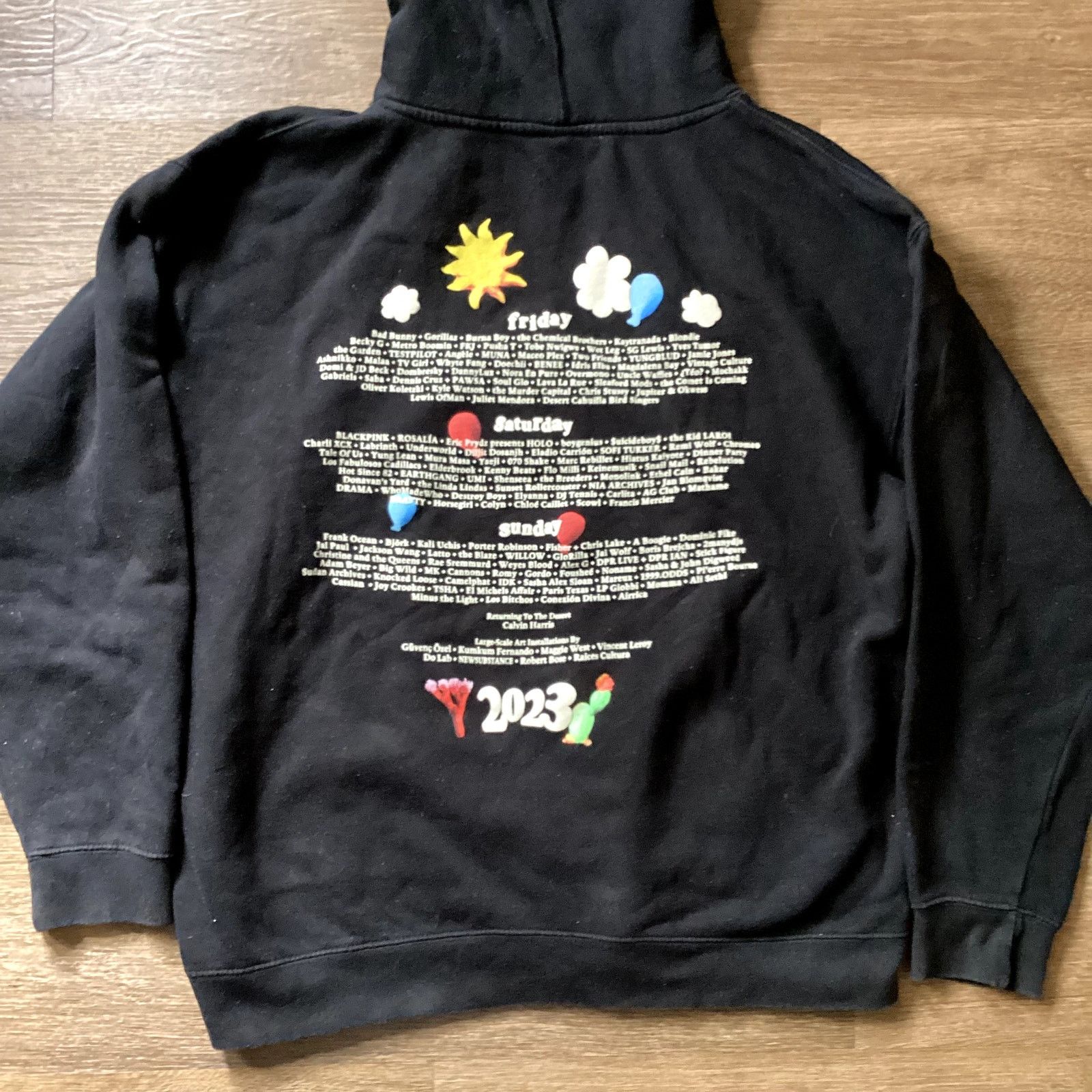 Coachella 2023 Coachella Black Hoodie- Size XL Size US XL / EU 56 / 4 - 2 Thumbnail