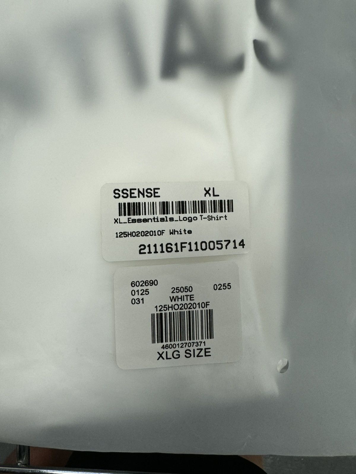 Essentials Essentials Boxy logo T-Shirt white Size US XL / EU 56 / 4 - 6 Thumbnail