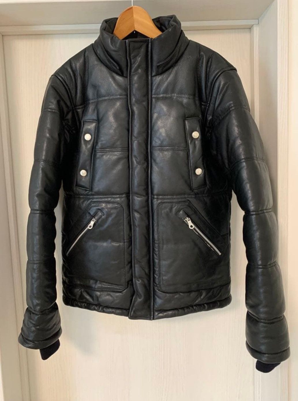 Vanquish Vanquish padded goat leather jacket Size US M / EU 48-50 / 2 - 1 Thumbnail