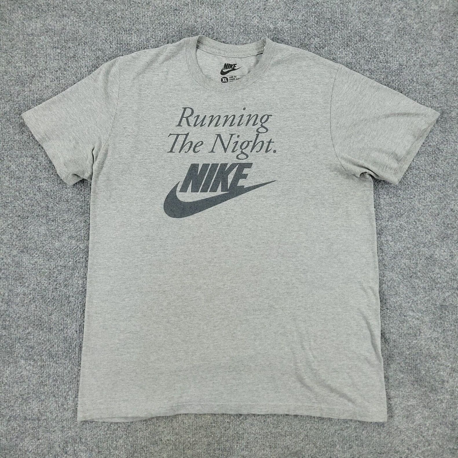 Nike running the night t shirt sales