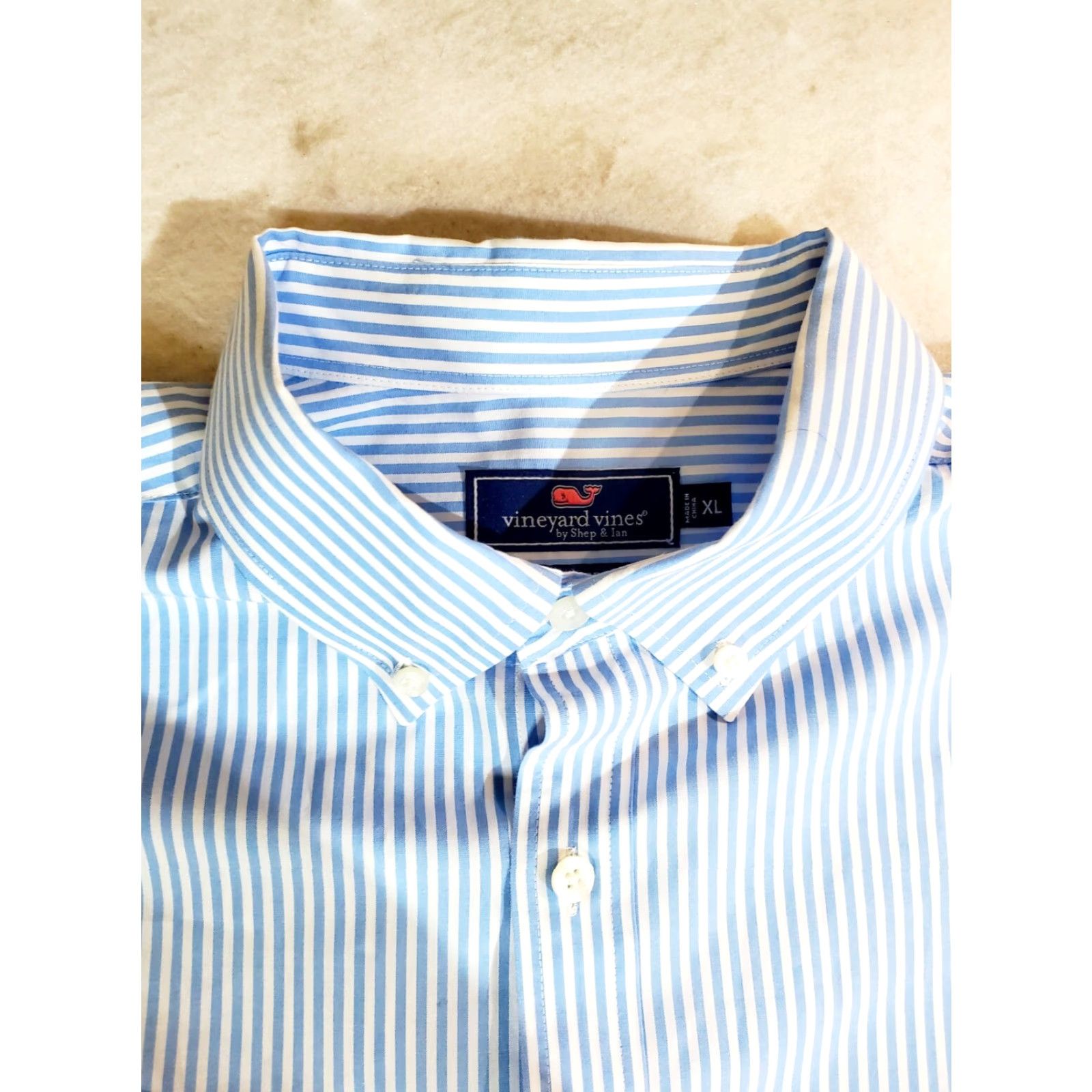 Vineyard Vines Vineyard Vines Murray Shirt Signature Button Down Shirt Mens XL Blue Striped Murray Shirt Size US XL / EU 56 / 4 - 3 Thumbnail