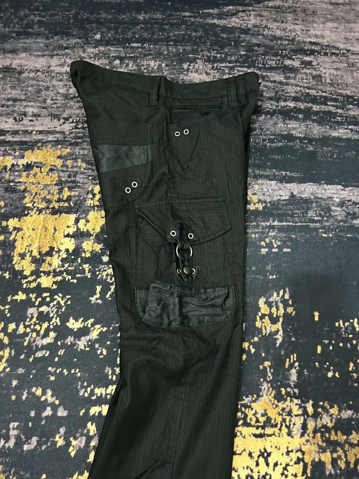 Beauty Beast Edge Rupert Difference Cargo Herringbone Flare Pants Size US 31 - 5 Thumbnail