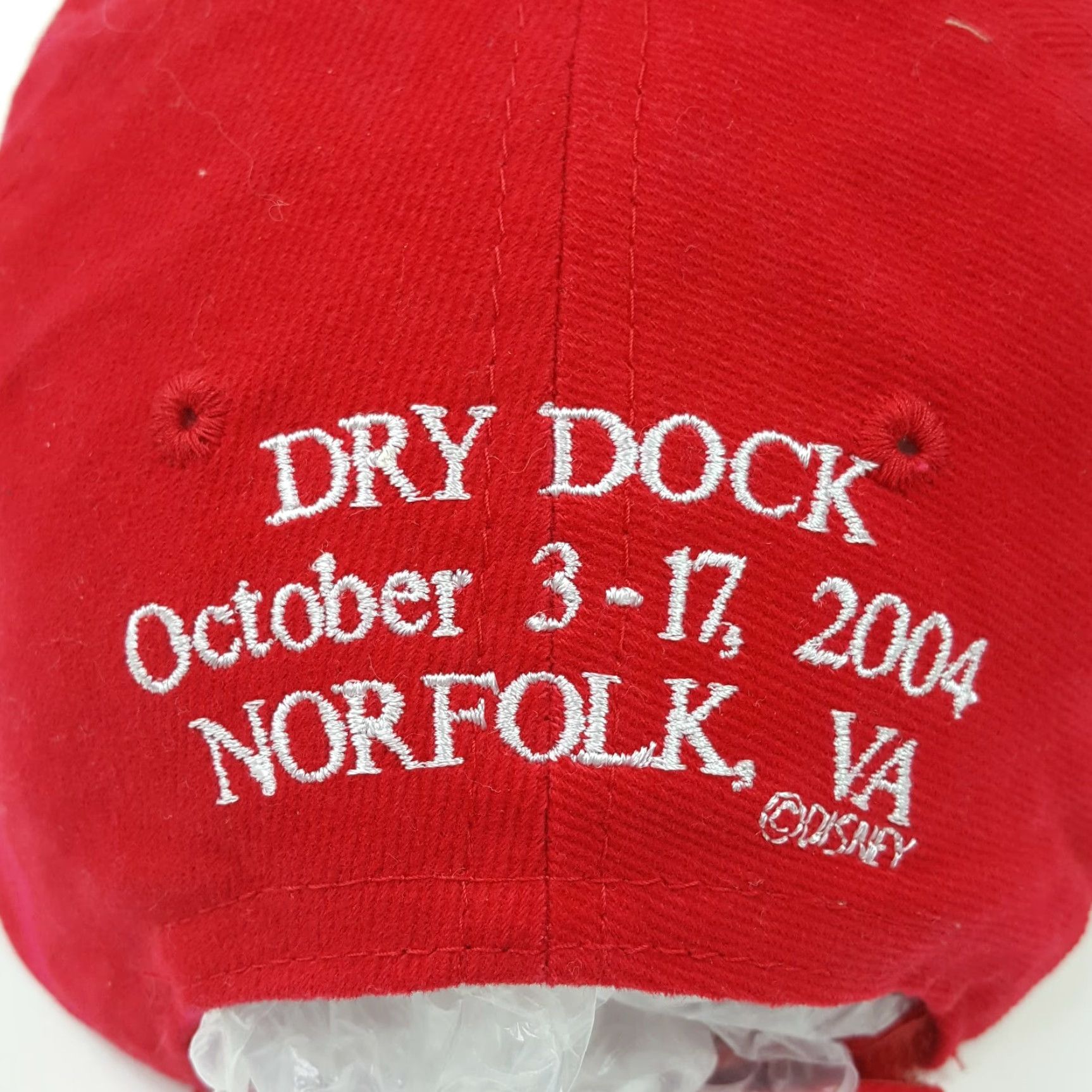 Disney VINTAGE Disney World Hat Snapback Baseball Cap Mickey Mouse Cartoon Red Adjustable Embroidered 2000s Y2K Headmaster, Inc Mens Hat Size ONE SIZE - 6 Thumbnail