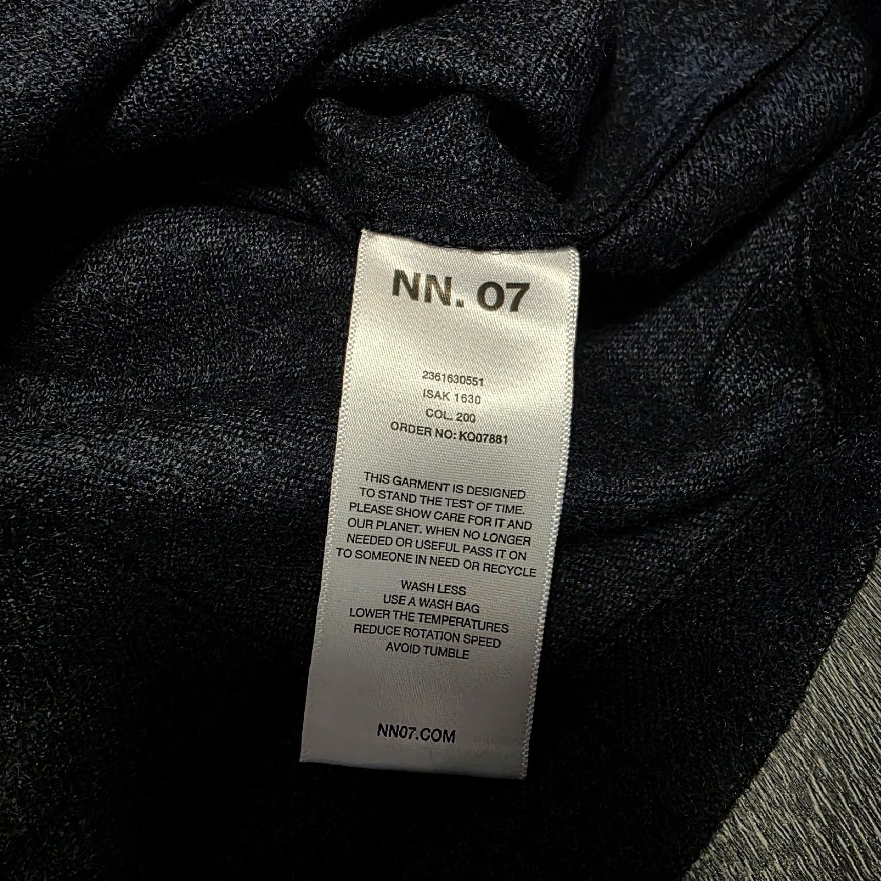 NN07 NN07 Isak Shacket Mens XL Gray Recycled Wool Jacket Button Shirt Pockets Size US XL / EU 56 / 4 - 7 Thumbnail