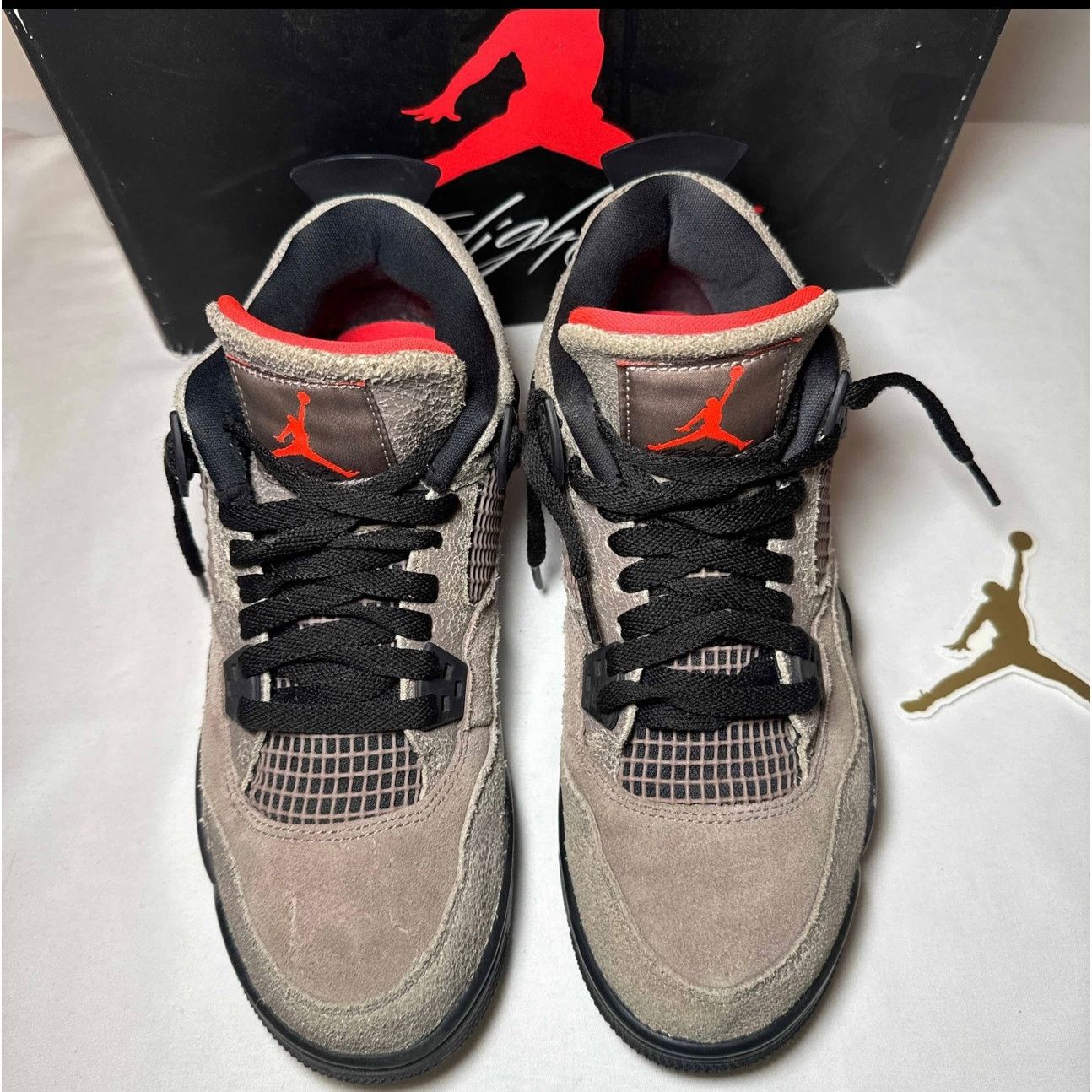 Jordan Brand × Nike Size 7 - Nike Air Jordan 4 Retro GS Taupe Haze Men's Shoes Size US 7 / EU 40 - 4 Thumbnail