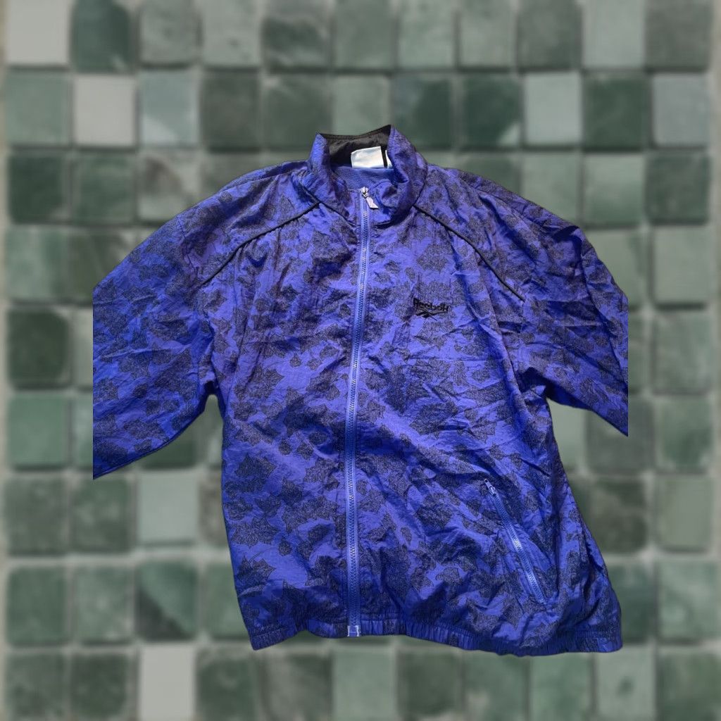 Reebok VINTAGE Reebok Windbreaker Jacket Zip Blue Teal Women’s Size M Size M / US 6-8 / IT 42-44 - 1 Thumbnail