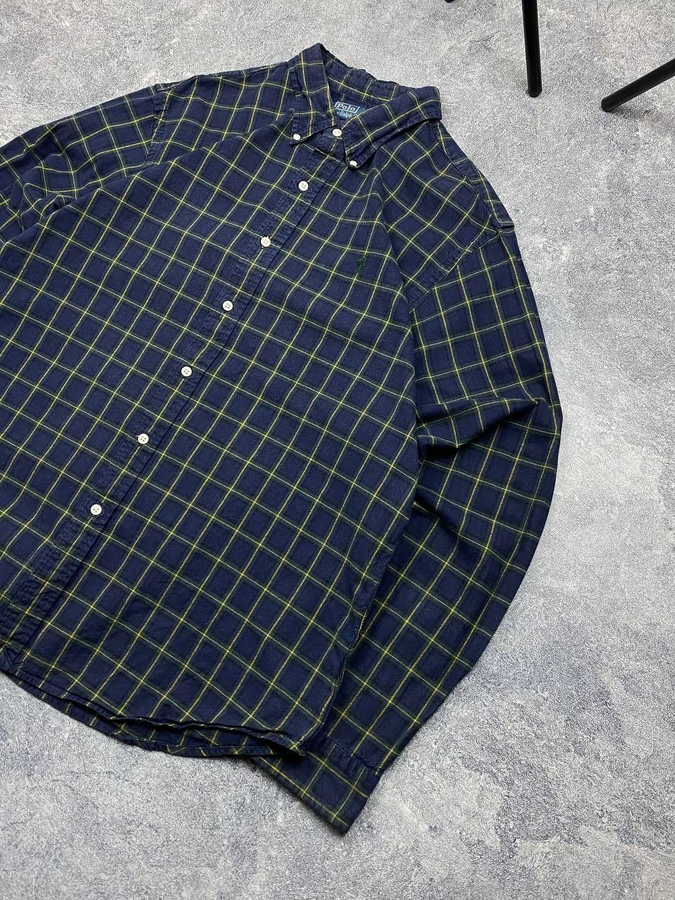 Polo Ralph Lauren × Ralph Lauren Vintage Polo Ralph Lauren Shirt Long Sleeve Check Size XL Size US XL / EU 56 / 4 - 3 Thumbnail