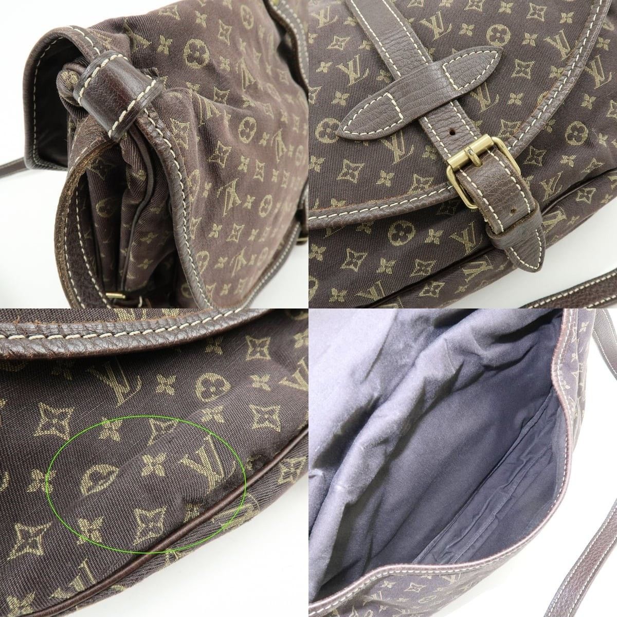 Louis Vuitton Louis Vuitton Monogram Mini Lin Saumur 30 Shoulder Bag Size ONE SIZE - 6 Thumbnail