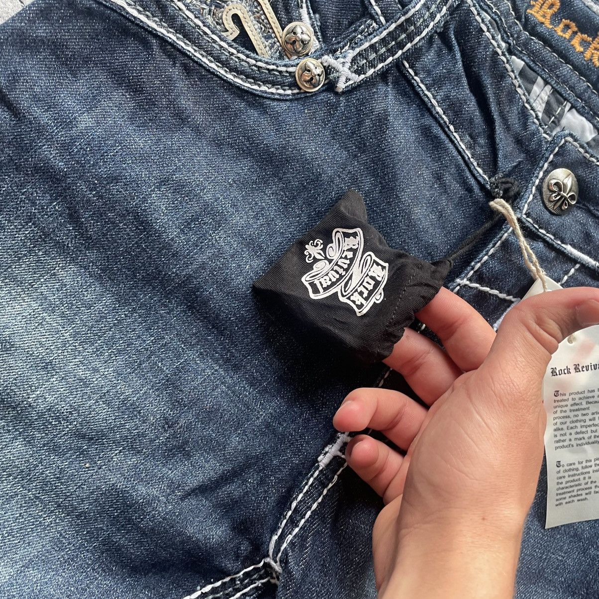 Rock Revival NWT Rock Revival Dano Straight Fit Pocket Logo Pants Size US 30 / EU 46 - 6 Thumbnail