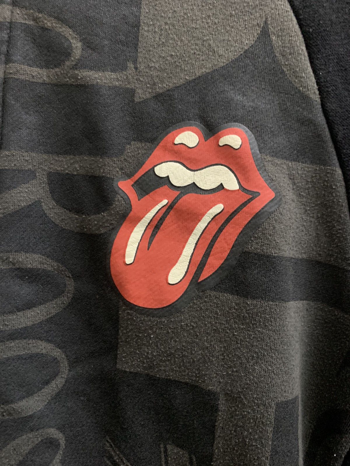 Band Tees ROLLING STONES ZIP UP HOODIE Size US L / EU 52-54 / 3 - 3 Thumbnail