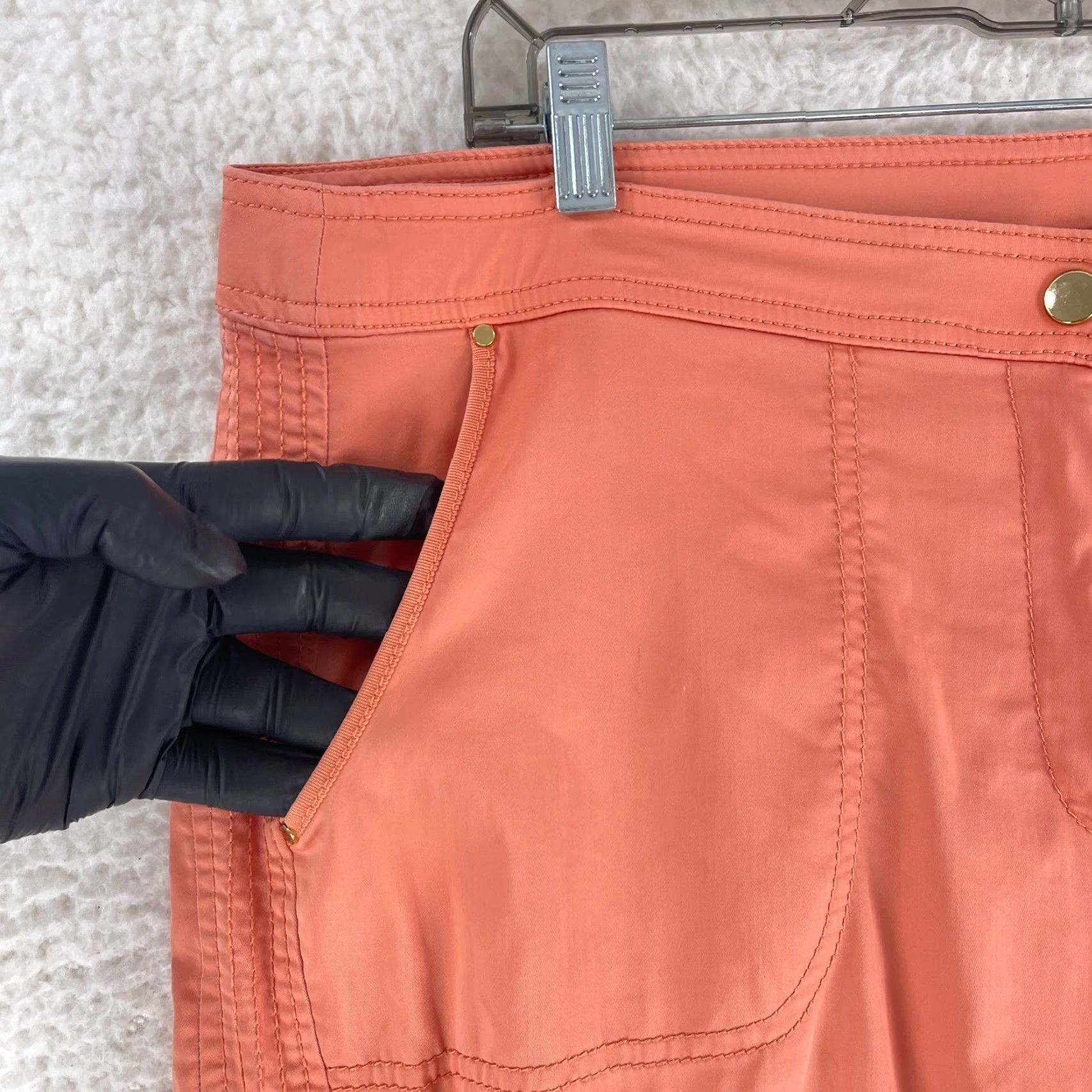 Vintage Zenergy by Chico's Pants Womens Large Coral Straight Leg High Rise Casual Size 36" / US 14 / IT 50 - 5 Thumbnail