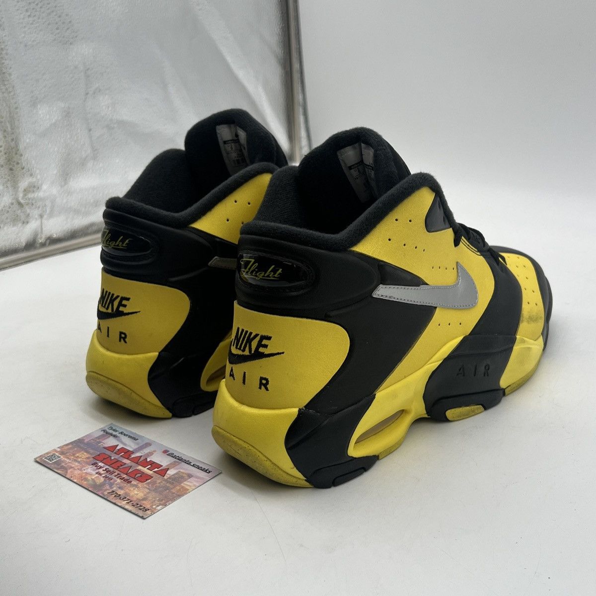 Nike Air up 14 black yellow strike Size US 9 / EU 42 - 5 Thumbnail