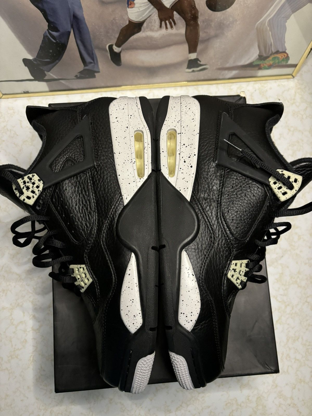 Jordan Brand Air Jordan 4 Retro oreo Size US 12 / EU 45 - 4 Thumbnail