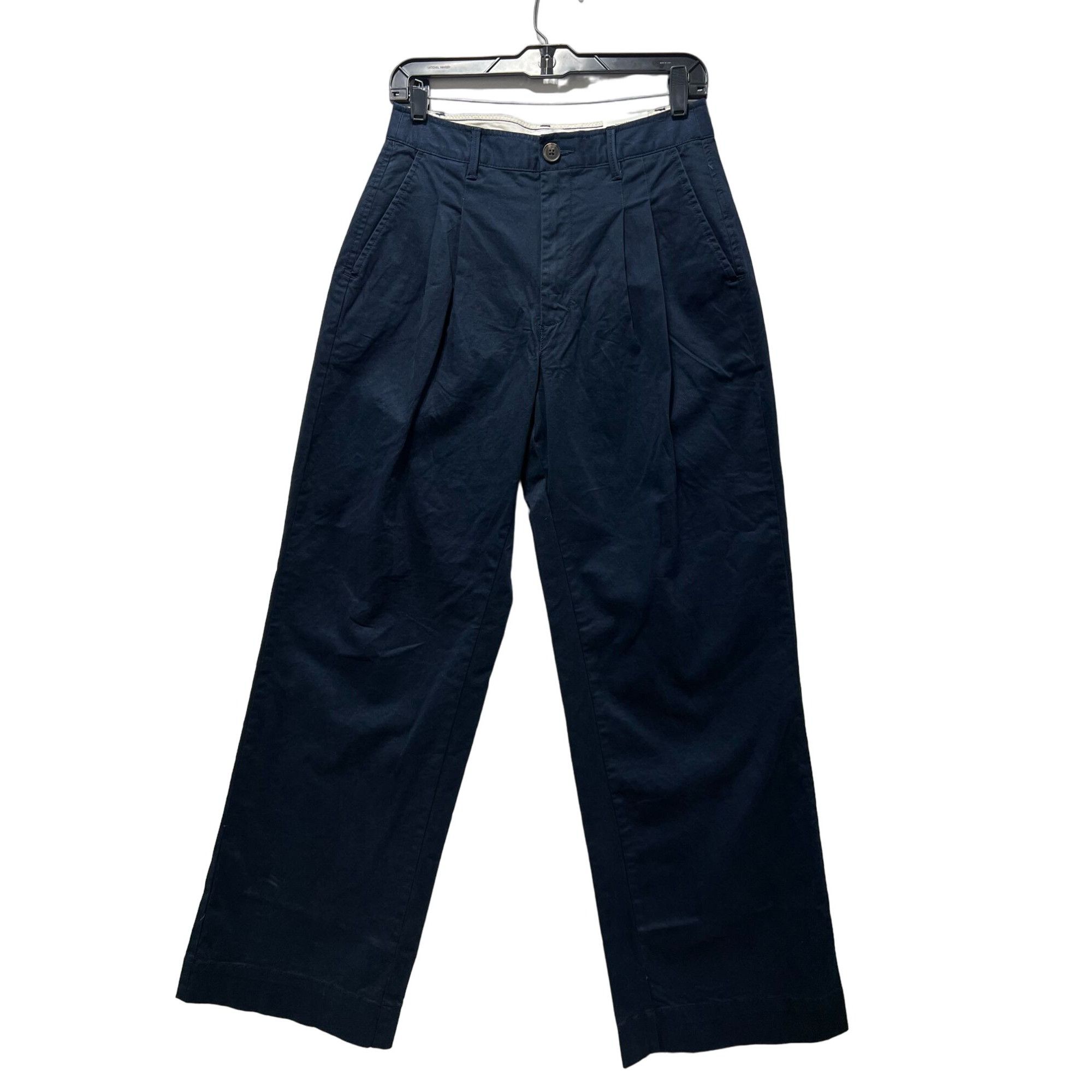 Other Free Assembly - Women's Wide-Leg Chino Pants - Blue - 4 Size 27" / US 4 / IT 40 - 3 Thumbnail