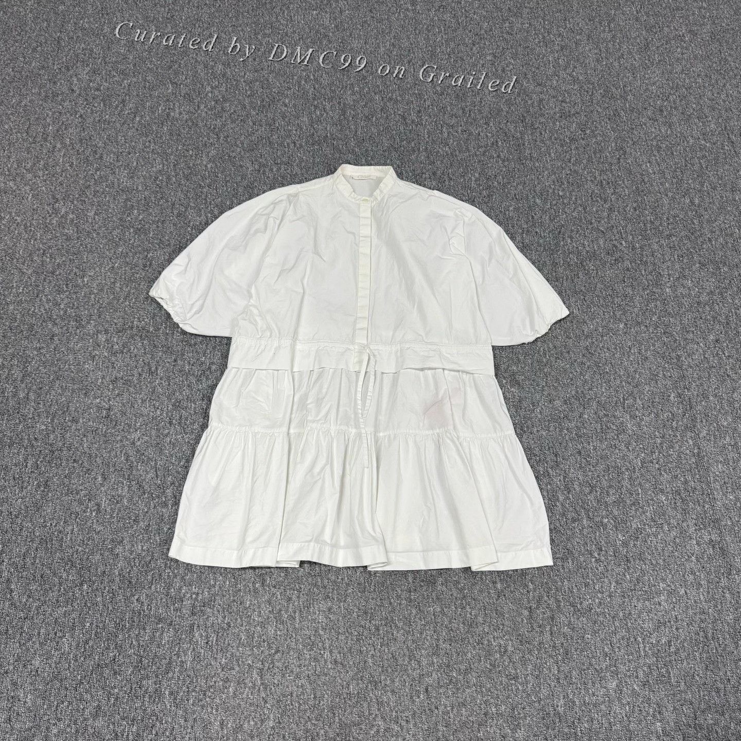 Chloe Chloe White Loose Shirt Dress Size 38 Size S / US 4 / IT 40 - 1 Thumbnail